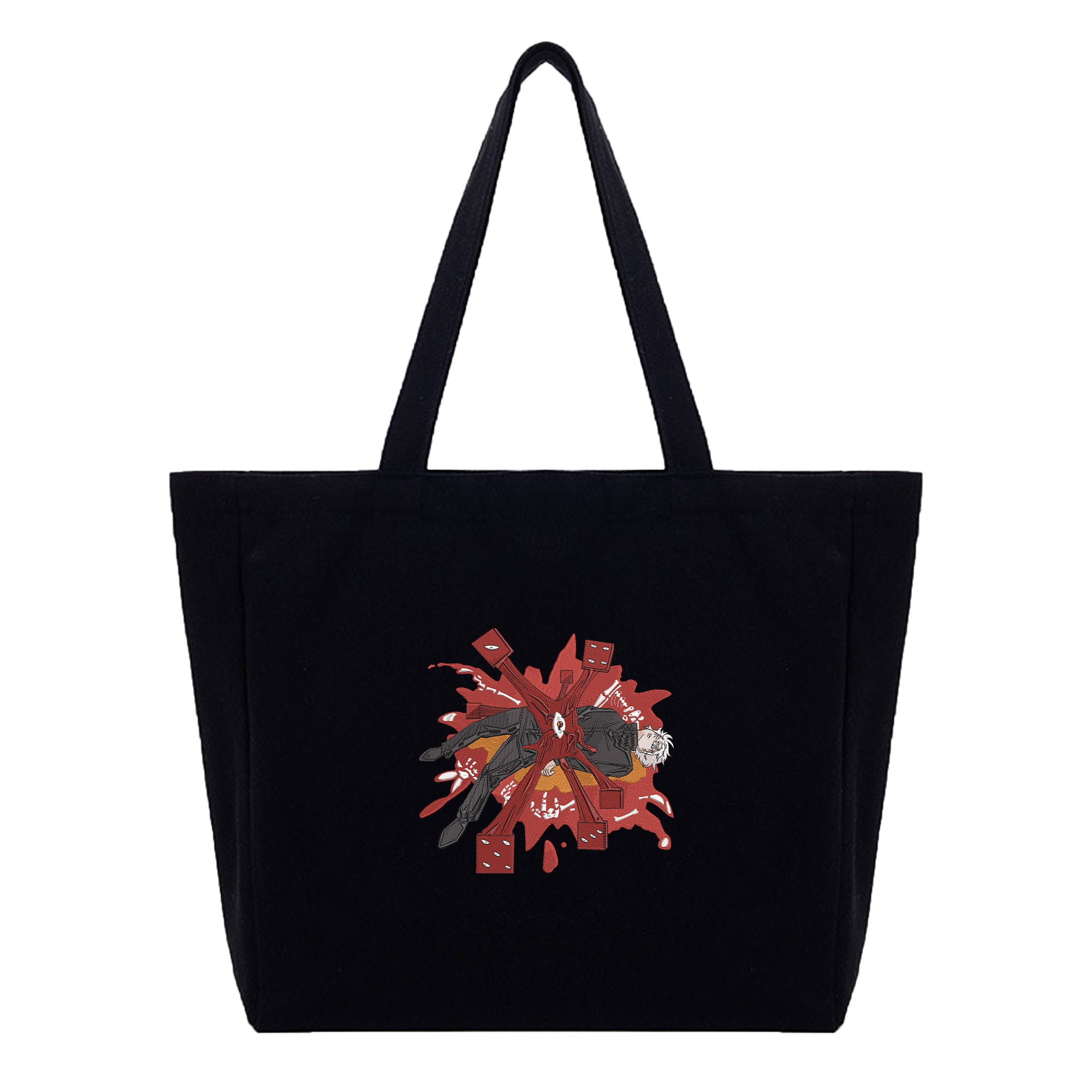 Gojo Satoru Embroidery Cotton Tote Bag