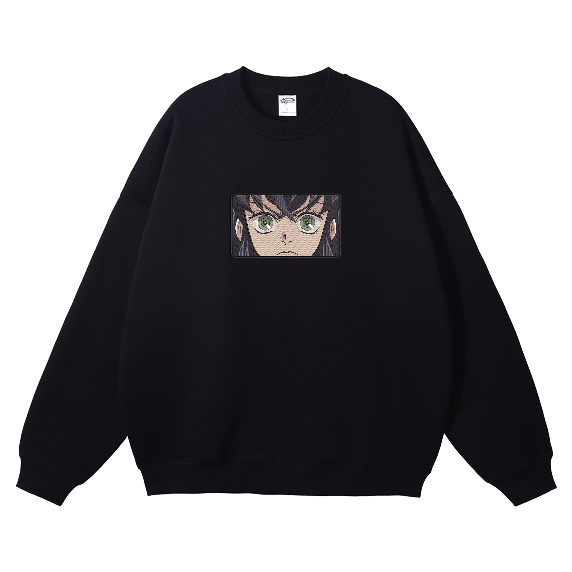 Hashibira Inosuke Embroidered Crewneck Sweatshirt