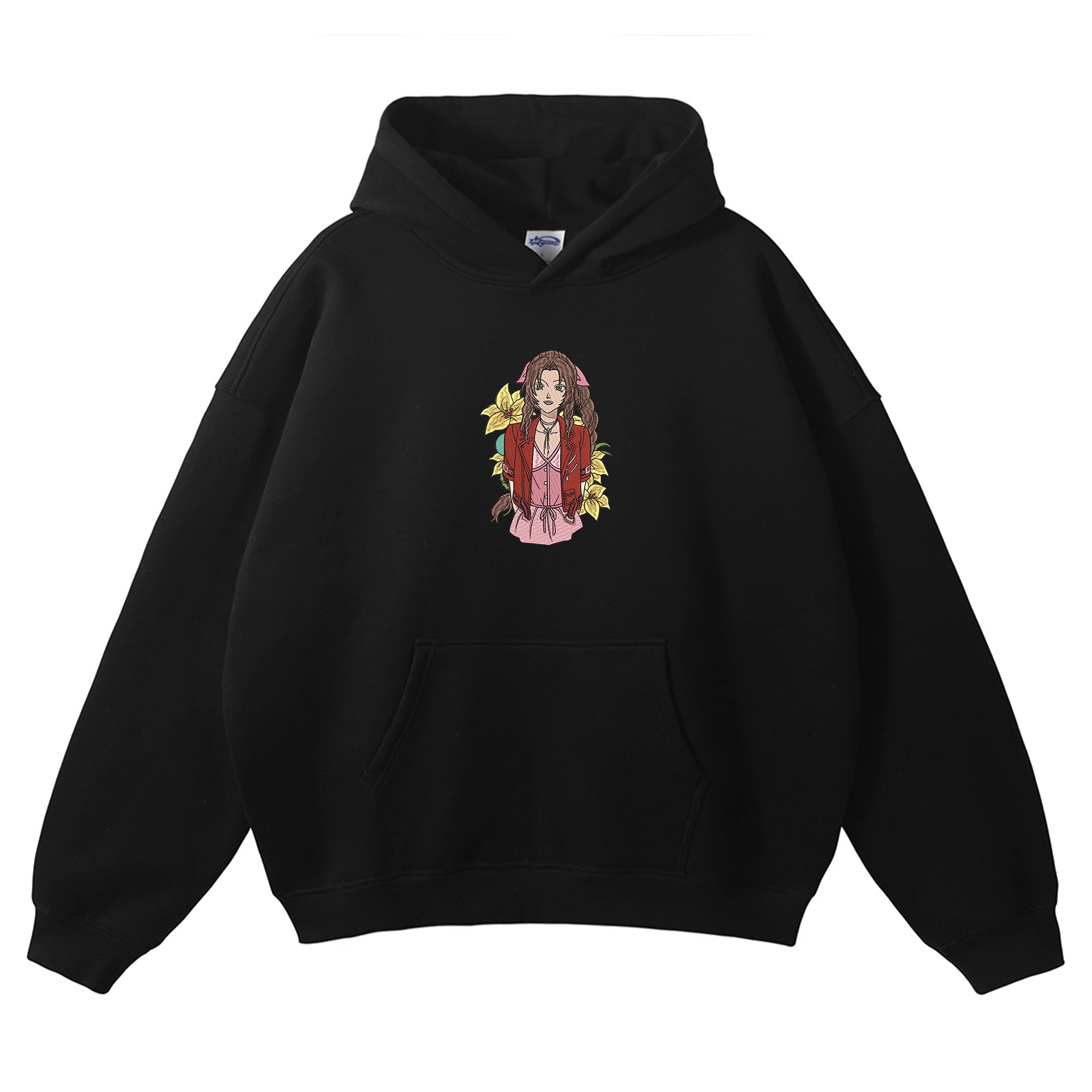 Aerith Gainsborough Embroidered Hoodie