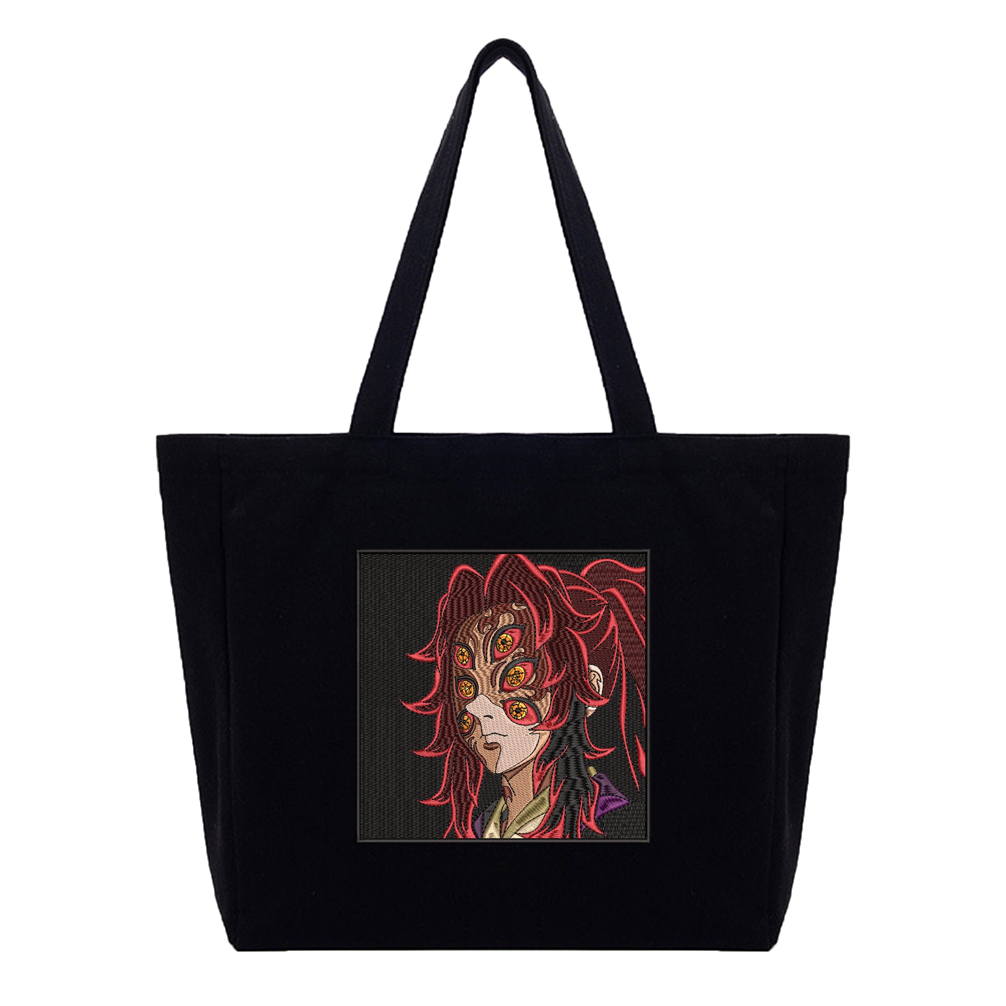 Kokushibou Embroidery Cotton Tote Bag