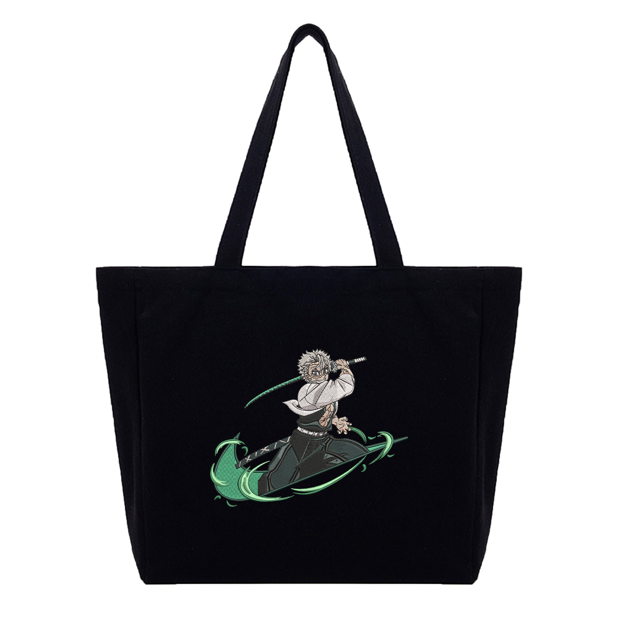 Shinazugawa Sanemi Embroidery Cotton Tote Bag