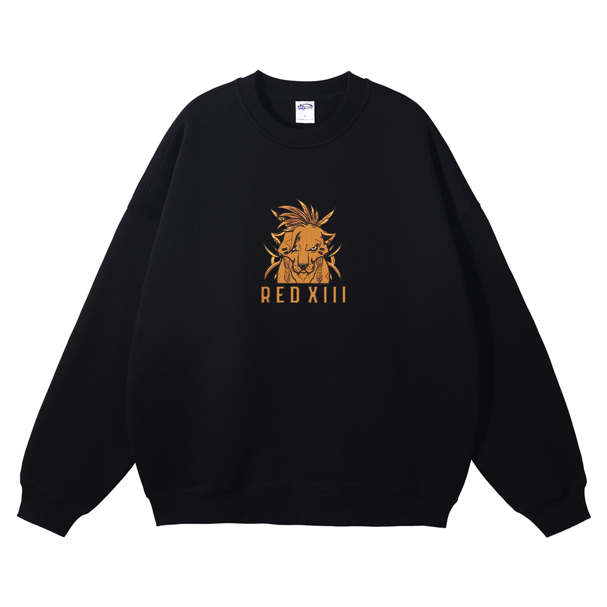 Red XIII Embroidered Crewneck Sweatshirt