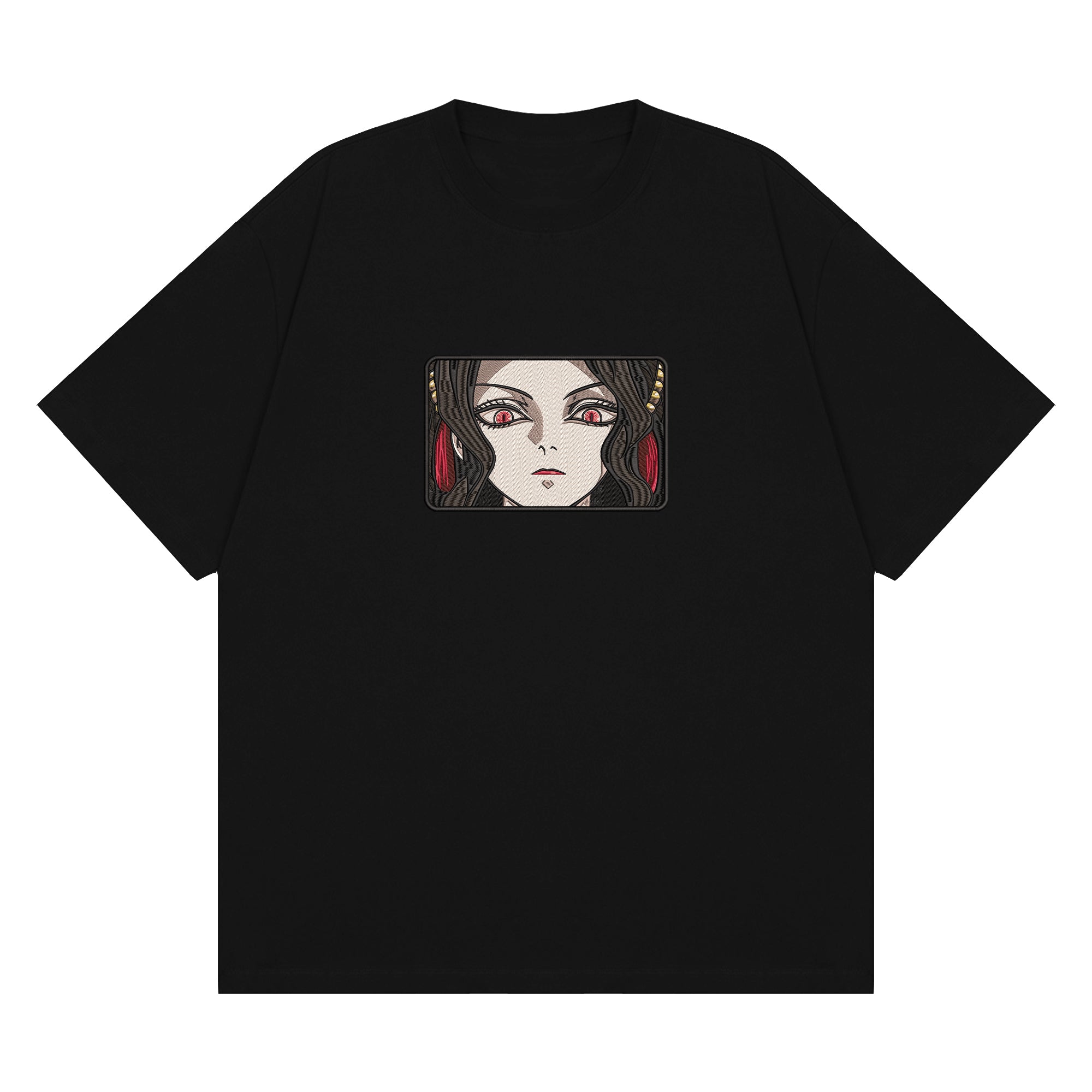 Kibutsuji Muzan Embroidered T-Shirt