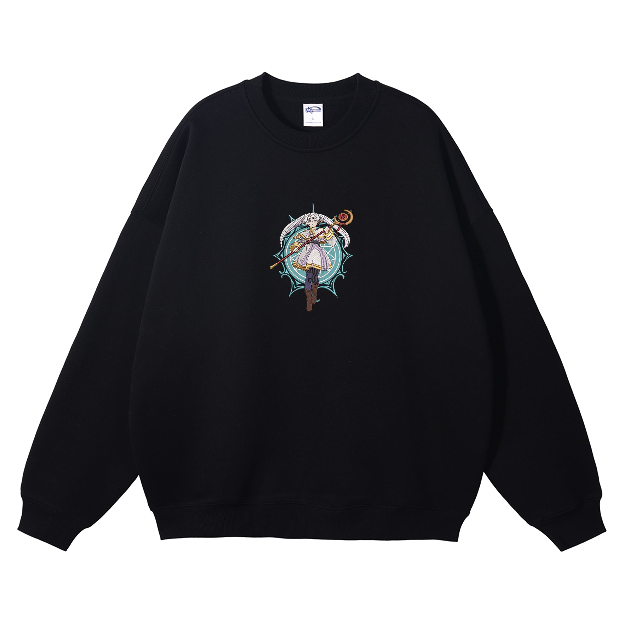 Fern Embroidered Crewneck Sweatshirt