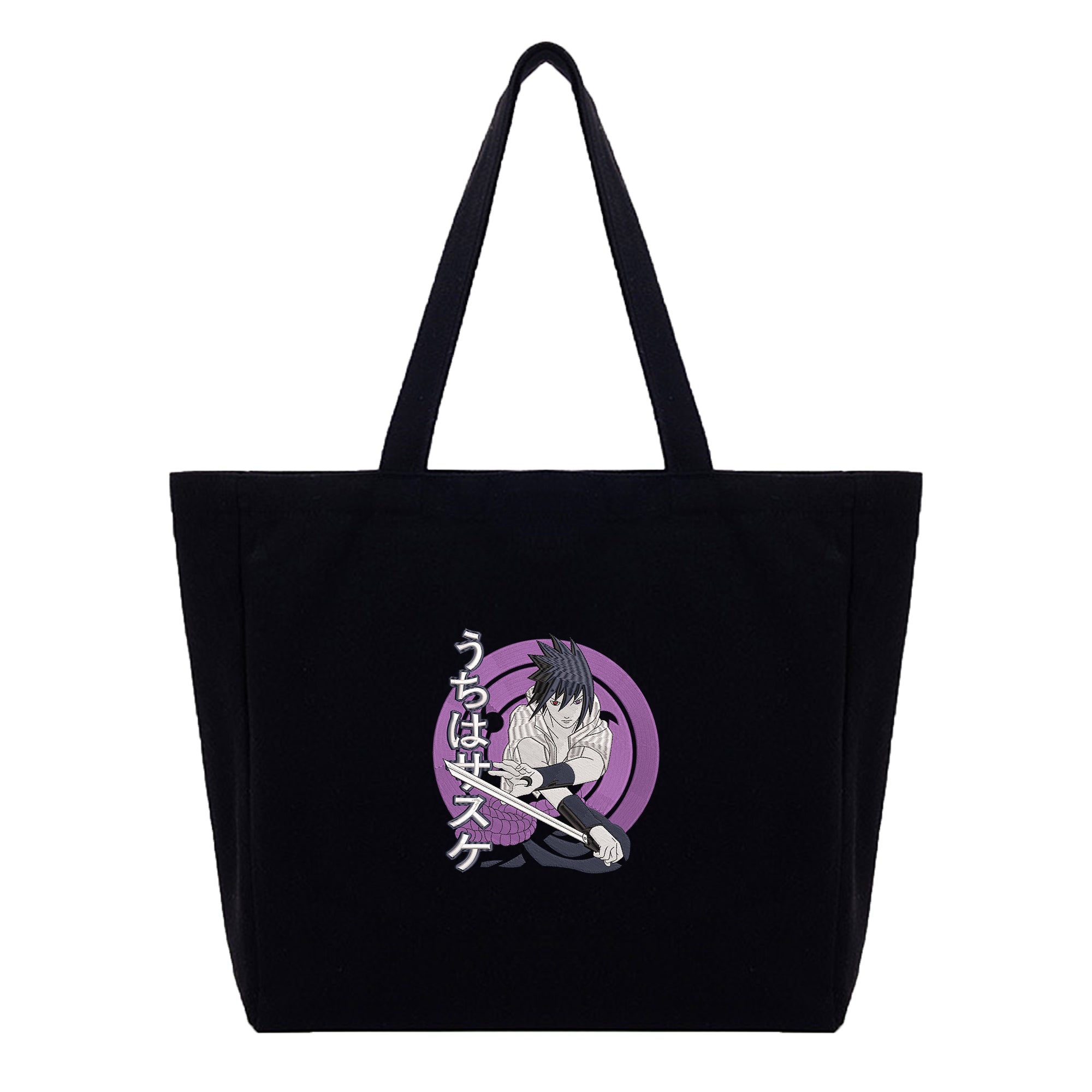 Naruto Embroidery Cotton Tote Bag