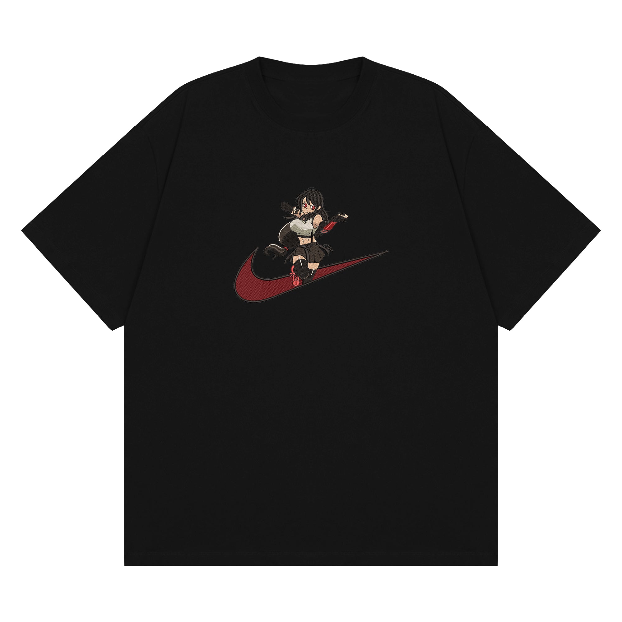 Tifa Lockhart Embroidered T-Shirt