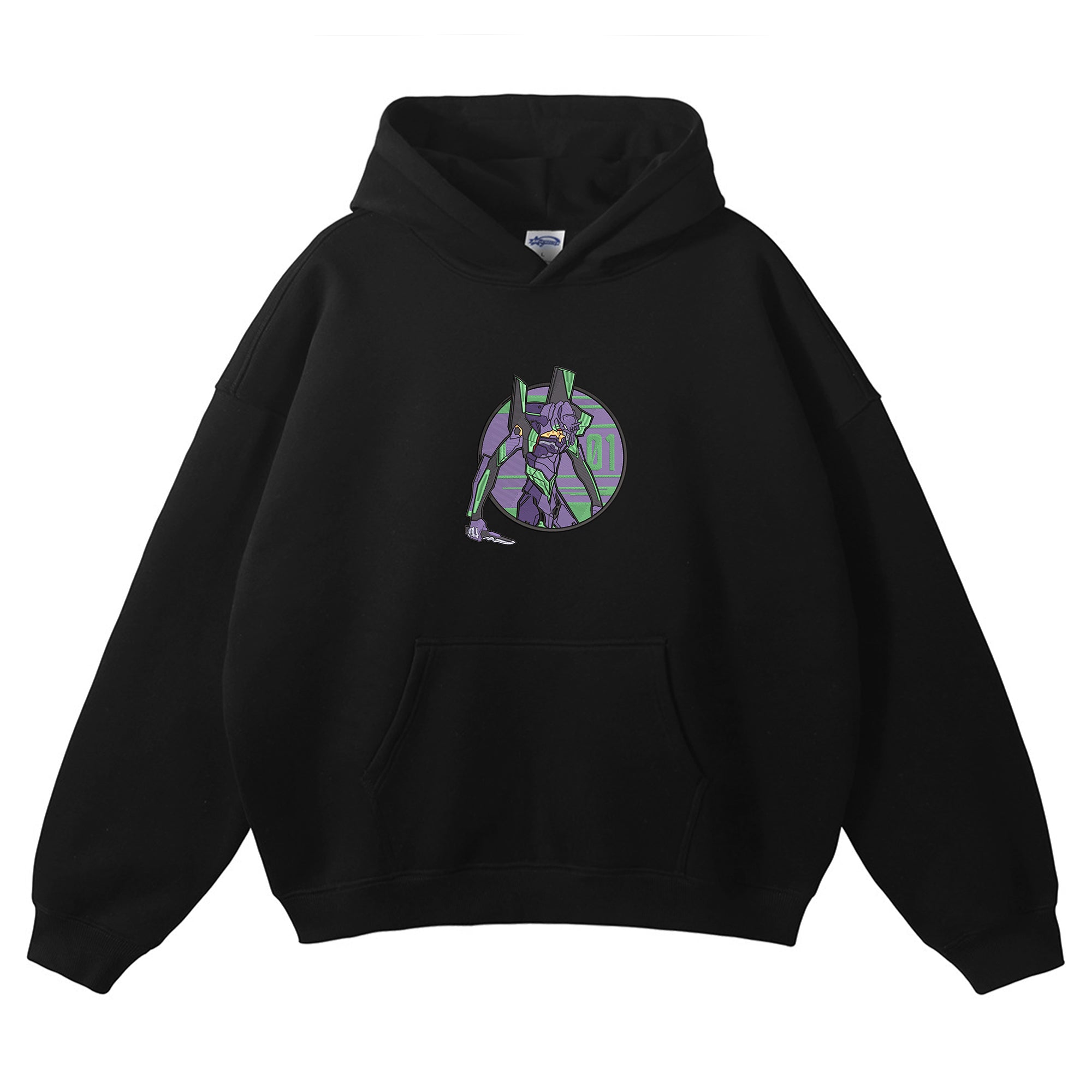 Ikari Shinji EVA01 Embroidered Hoodie