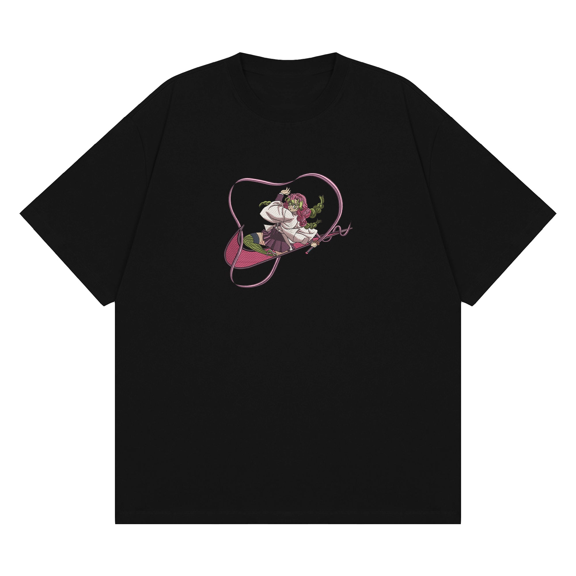 Kanroji Mitsuri Embroidered T-Shirt