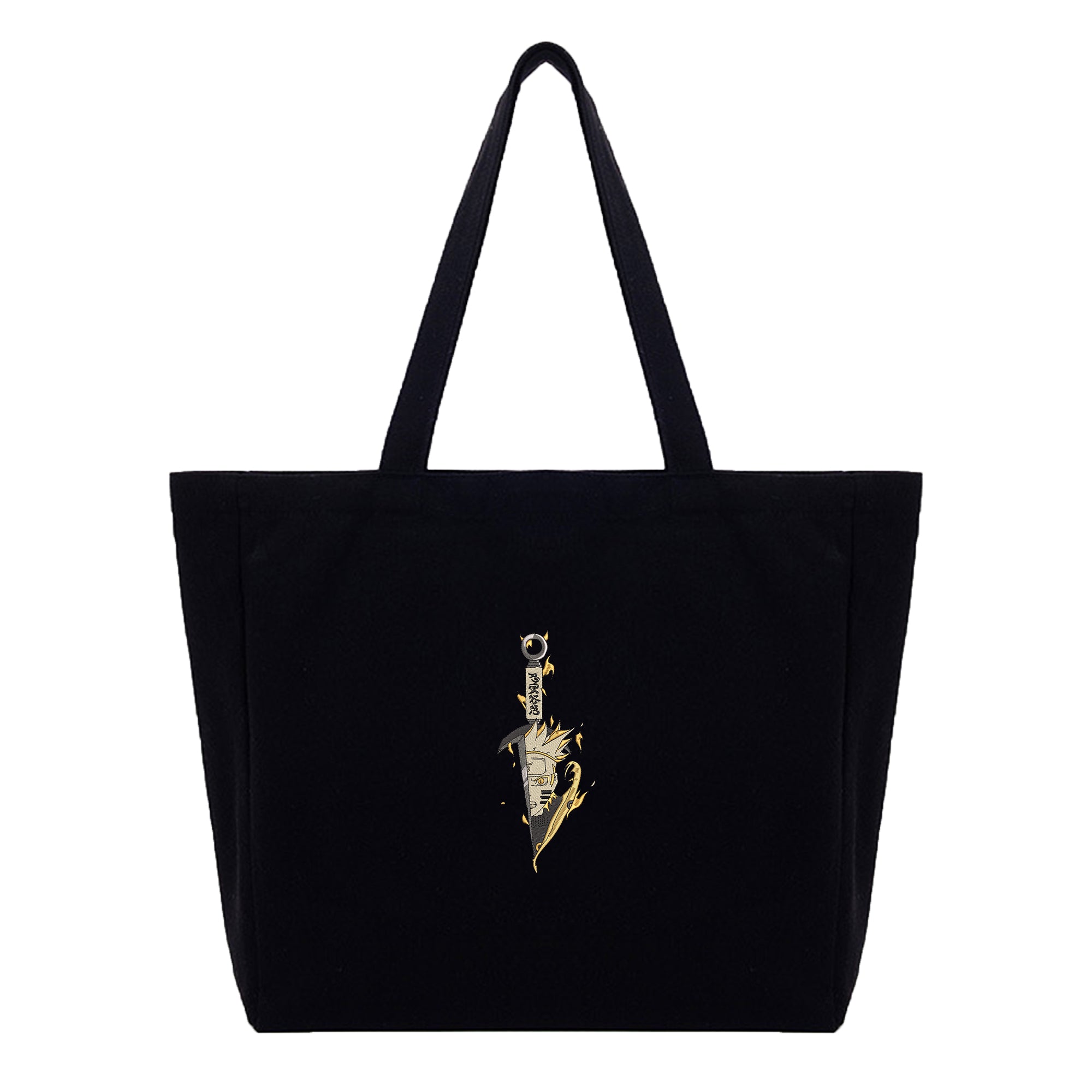 Naruto Embroidery Cotton Tote Bag