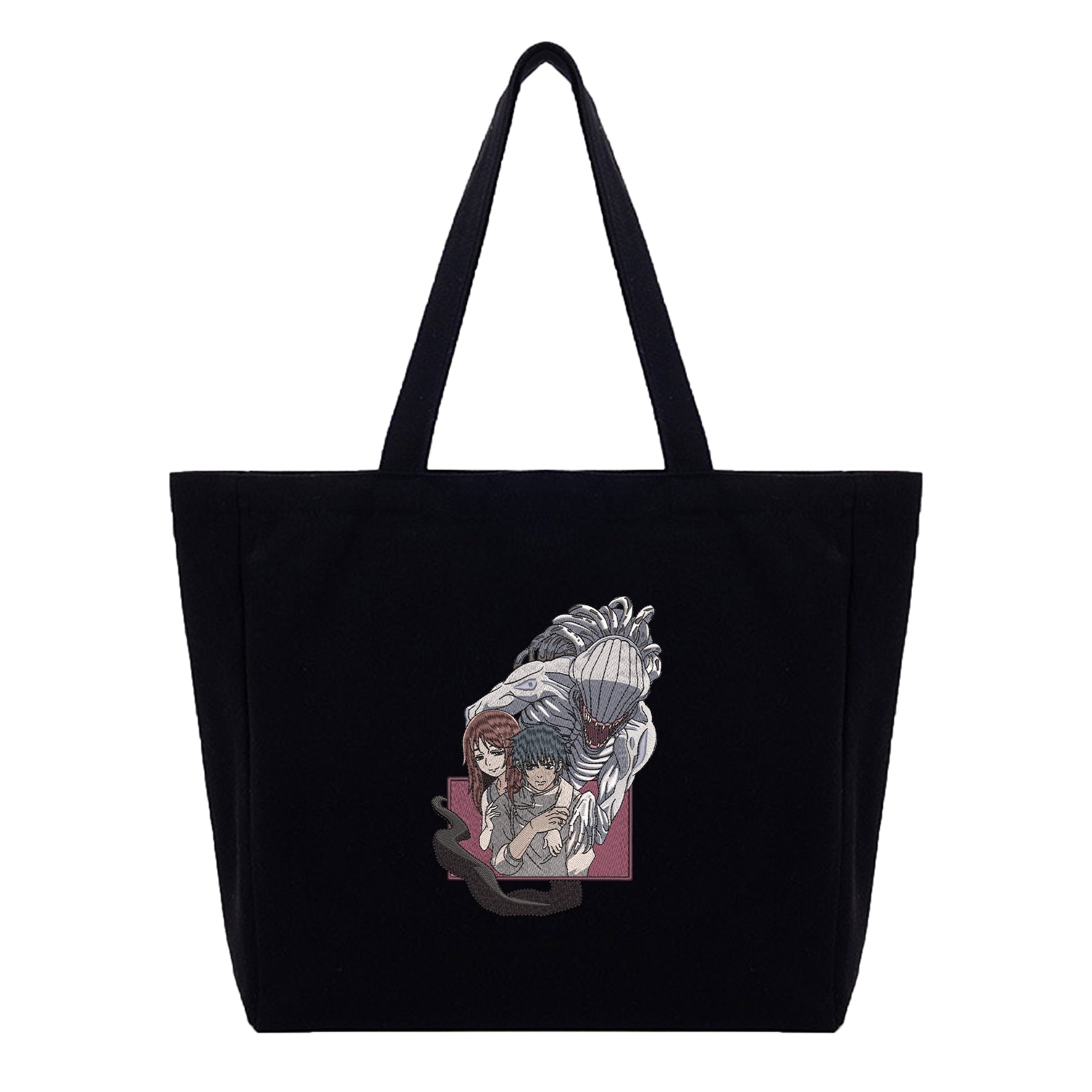 Okkotsu Yuta Orimoto Rika Embroidery Cotton Tote Bag