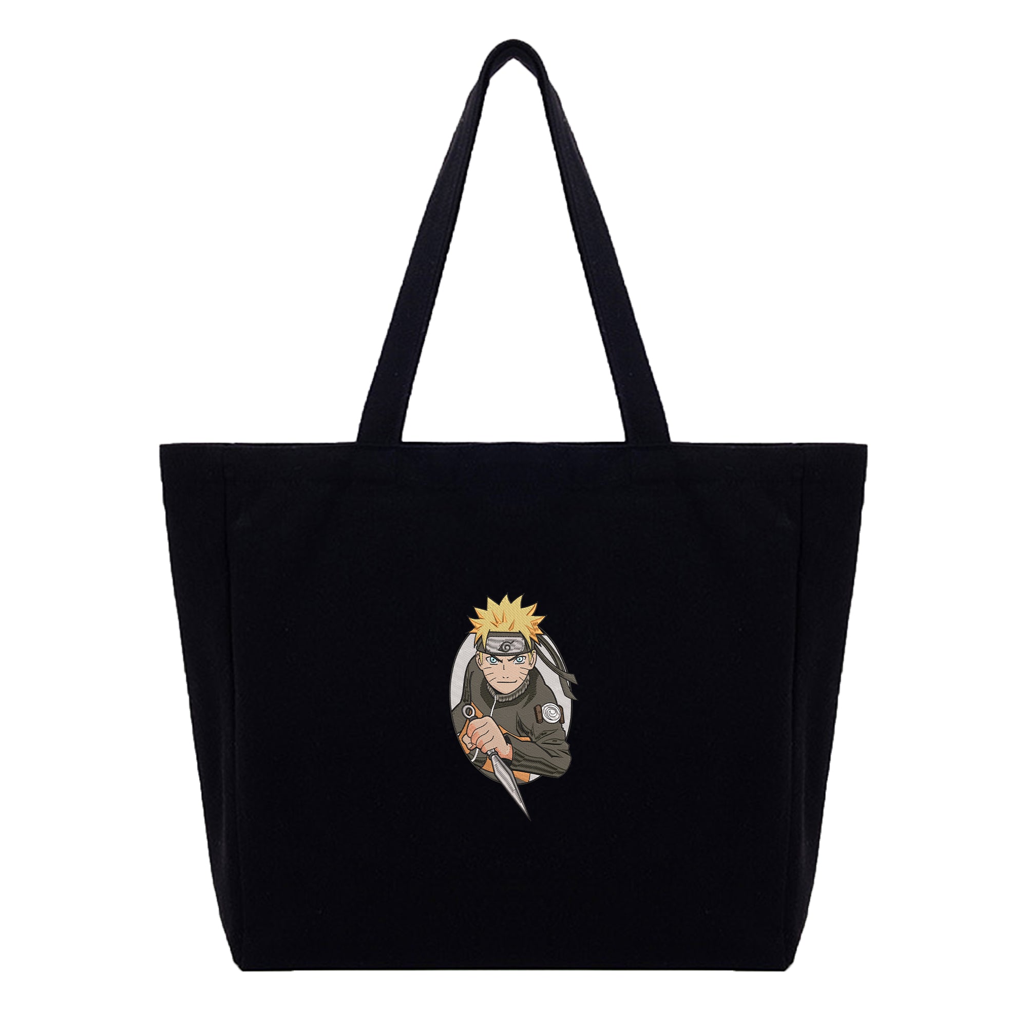 Naruto Embroidery Cotton Tote Bag