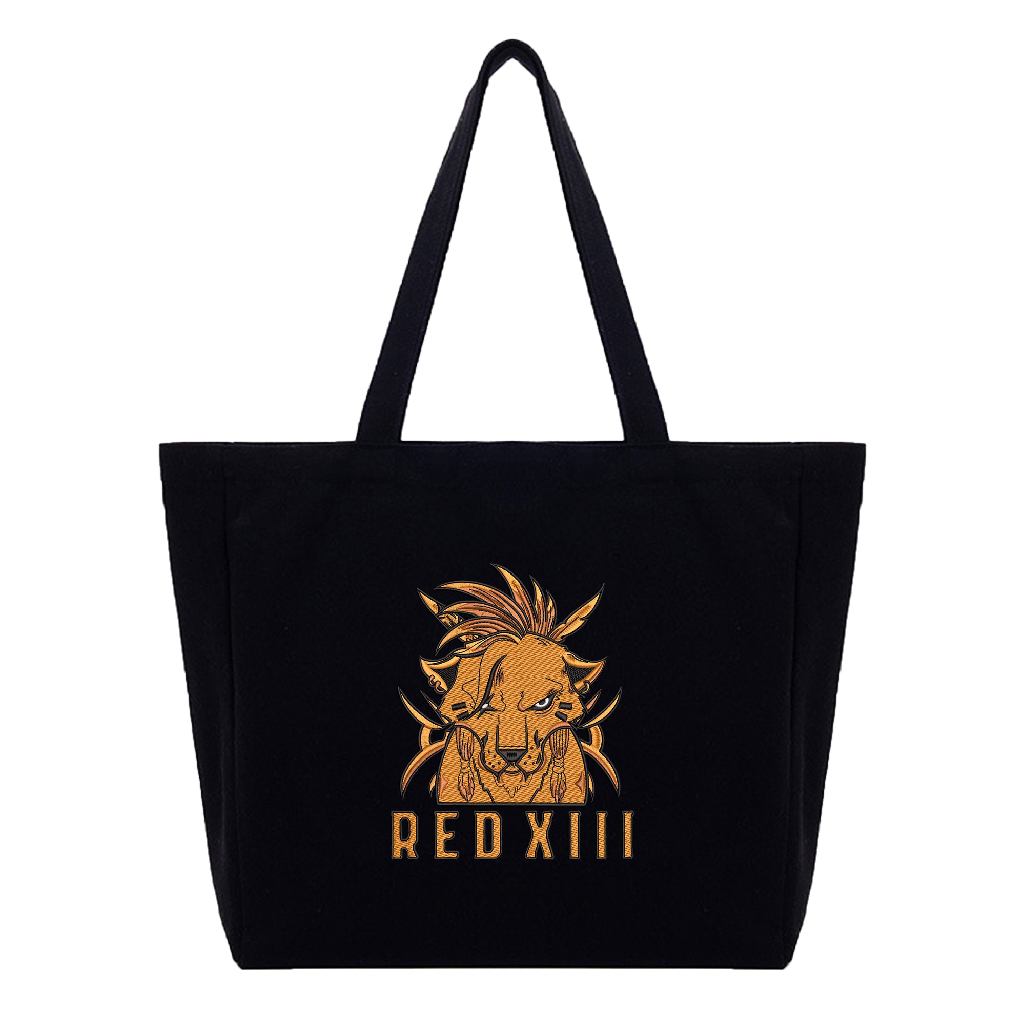 Red XIII Embroidery Cotton Tote Bag