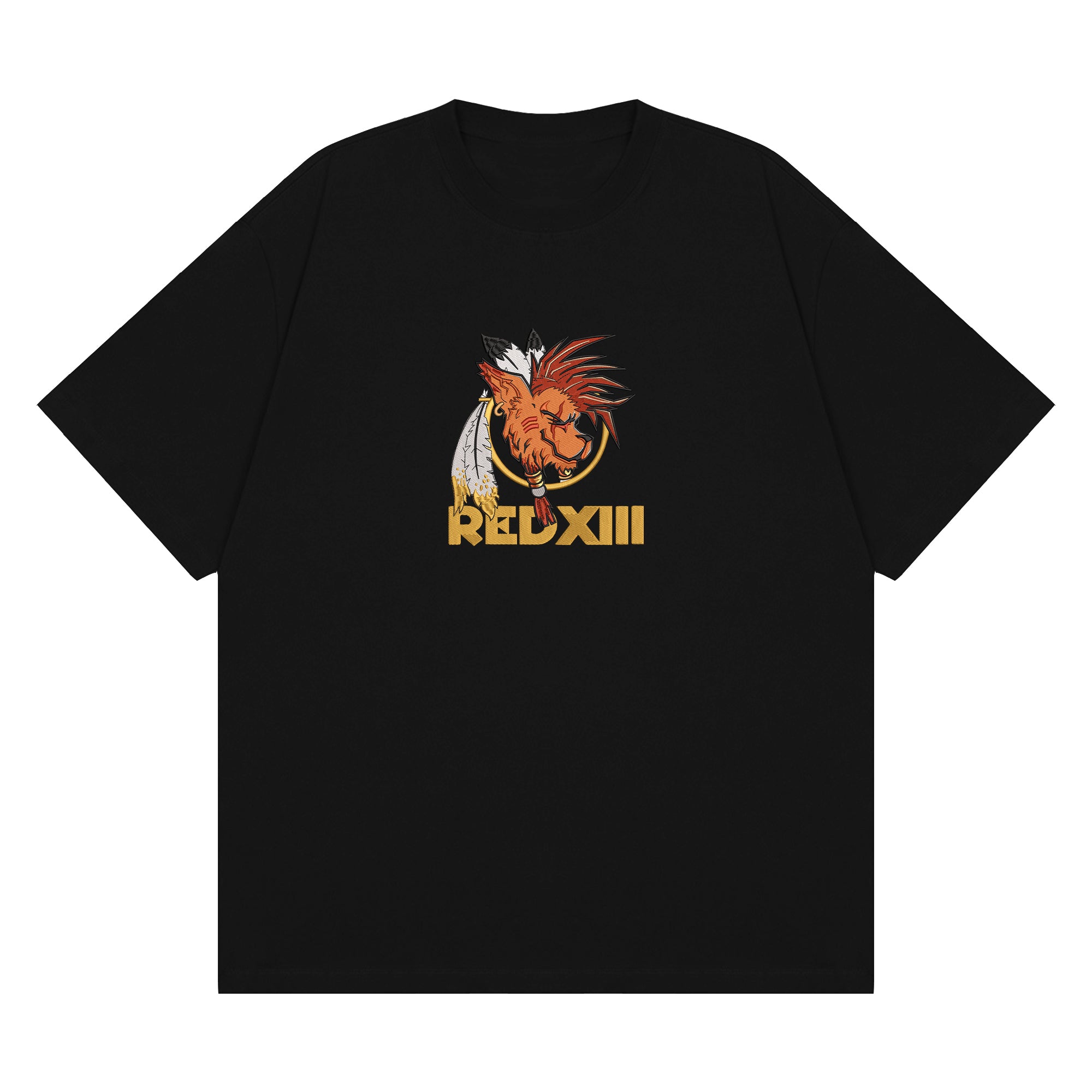 Red XIII Embroidered T-Shirt