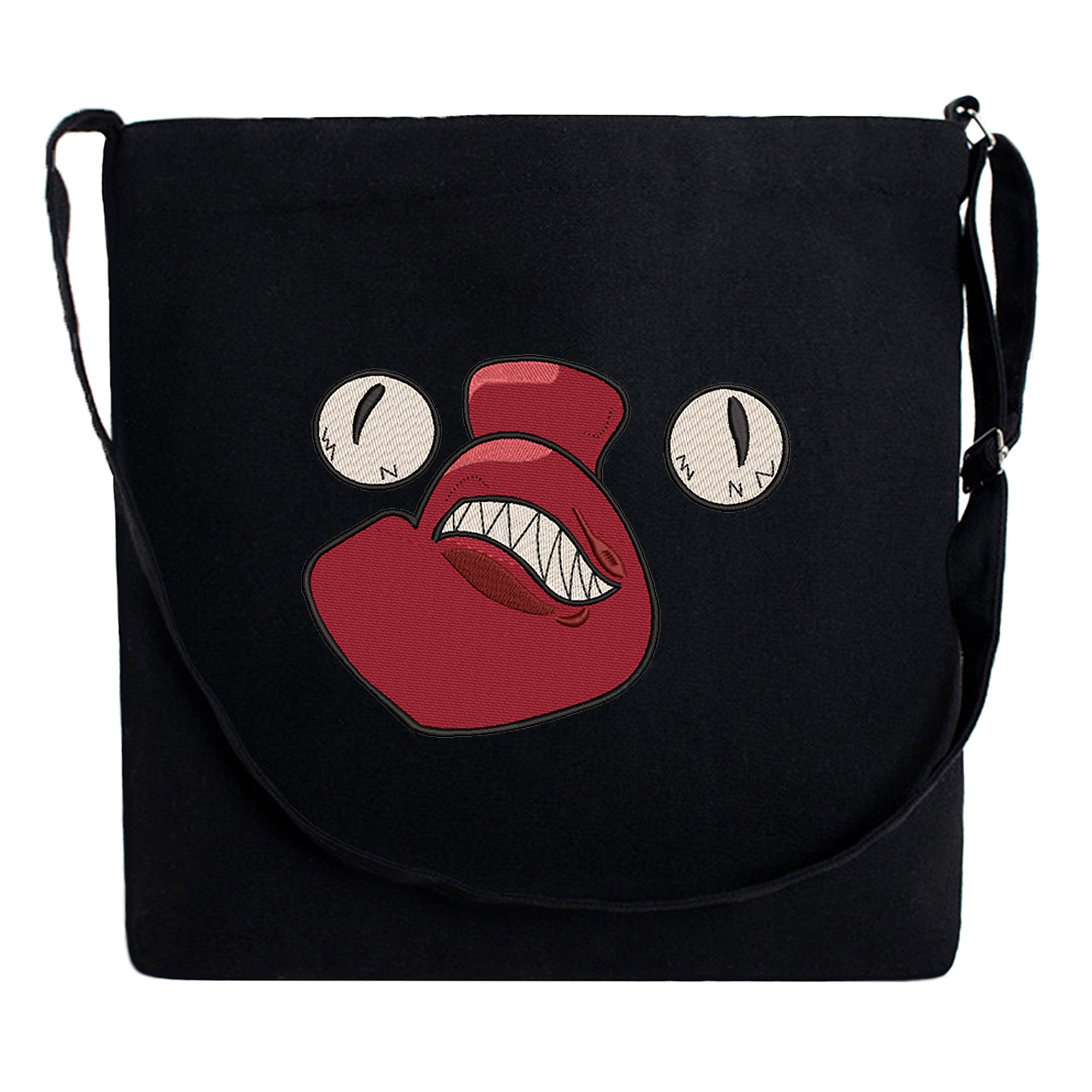 Andy Undead Embroidery Cotton Crossbody Bag