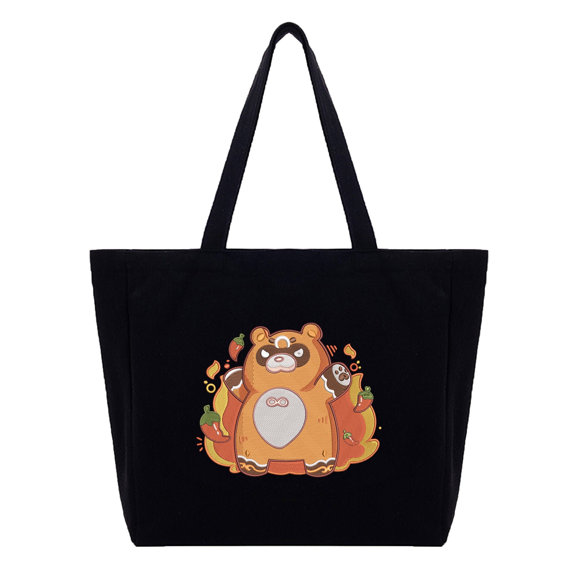 Guoba Embroidery Cotton Tote Bag