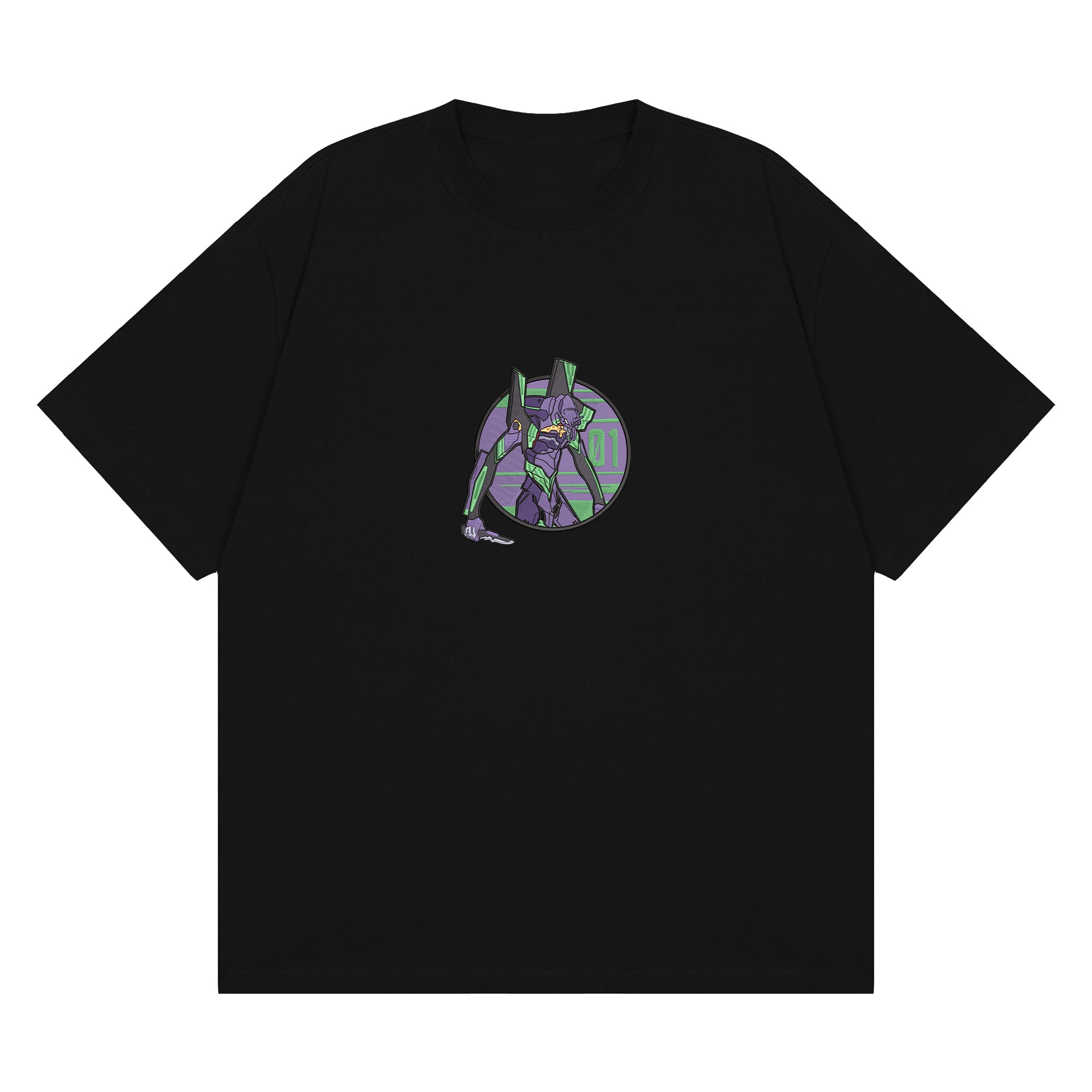 Ikari Shinji EVA01 Embroidered T-Shirt