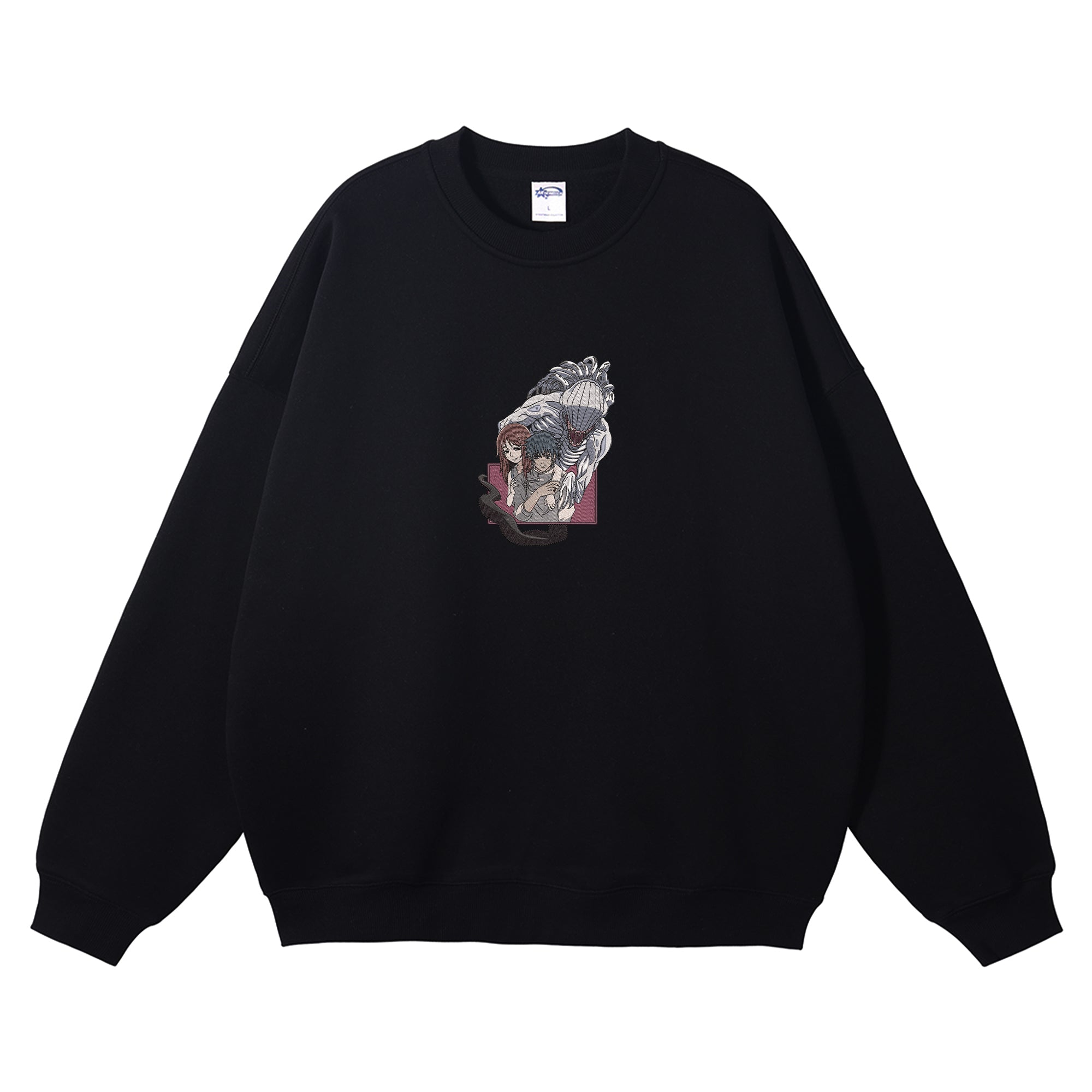 Okkotsu Yuta Orimoto Rika Embroidered Crewneck Sweatshirt