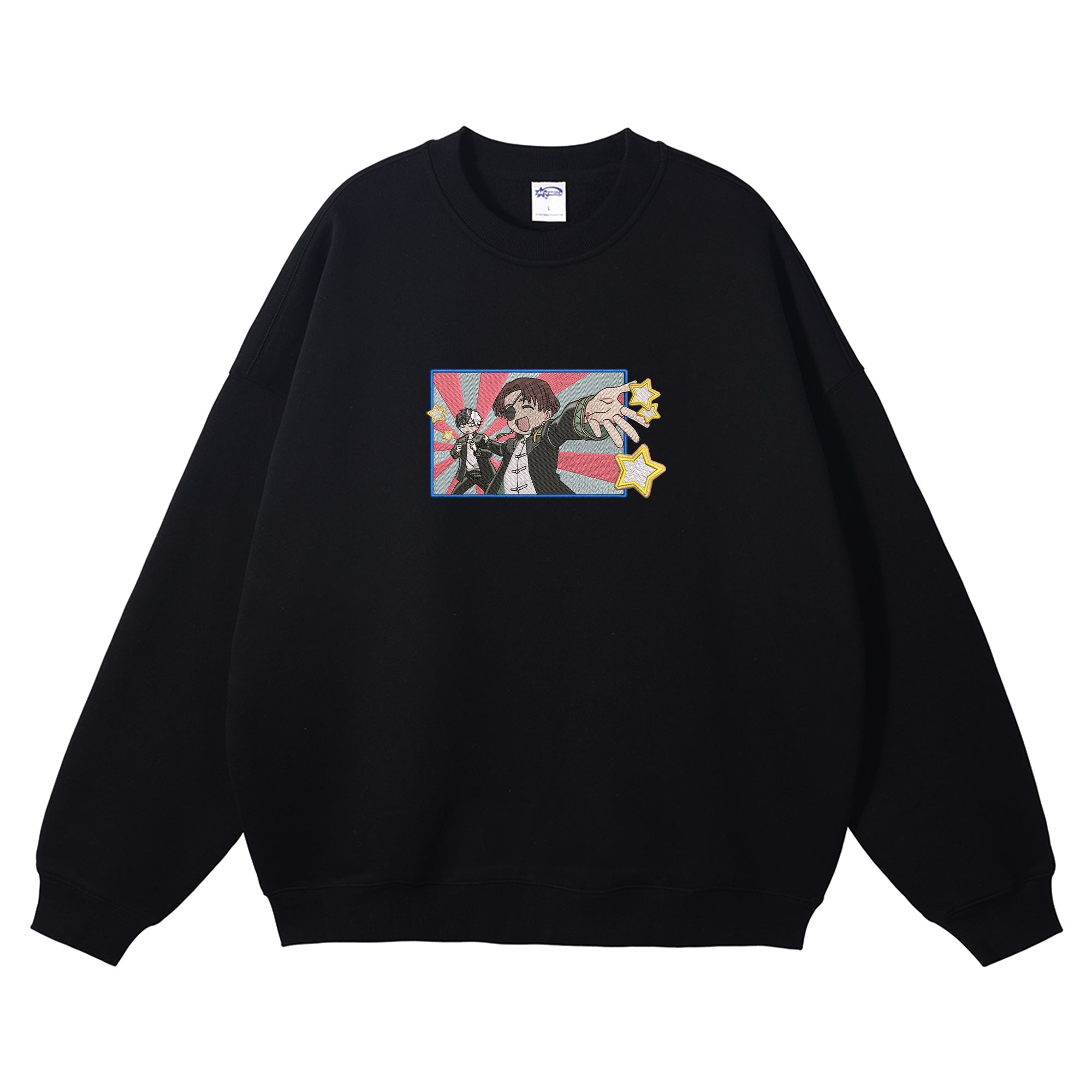 Sakura Haruka Hayato Suo Embroidered Crewneck Sweatshirt