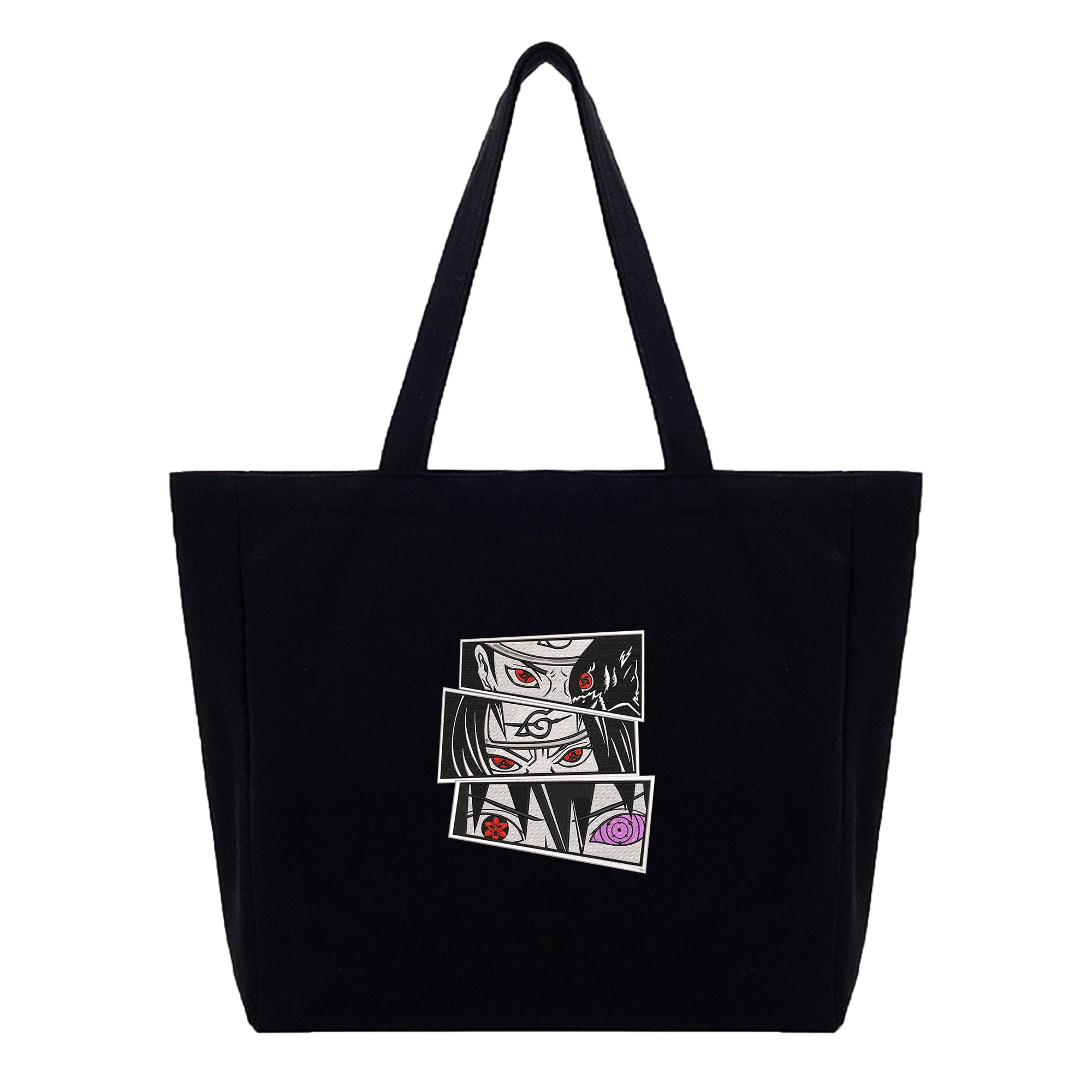 Naruto Embroidery Cotton Tote Bag