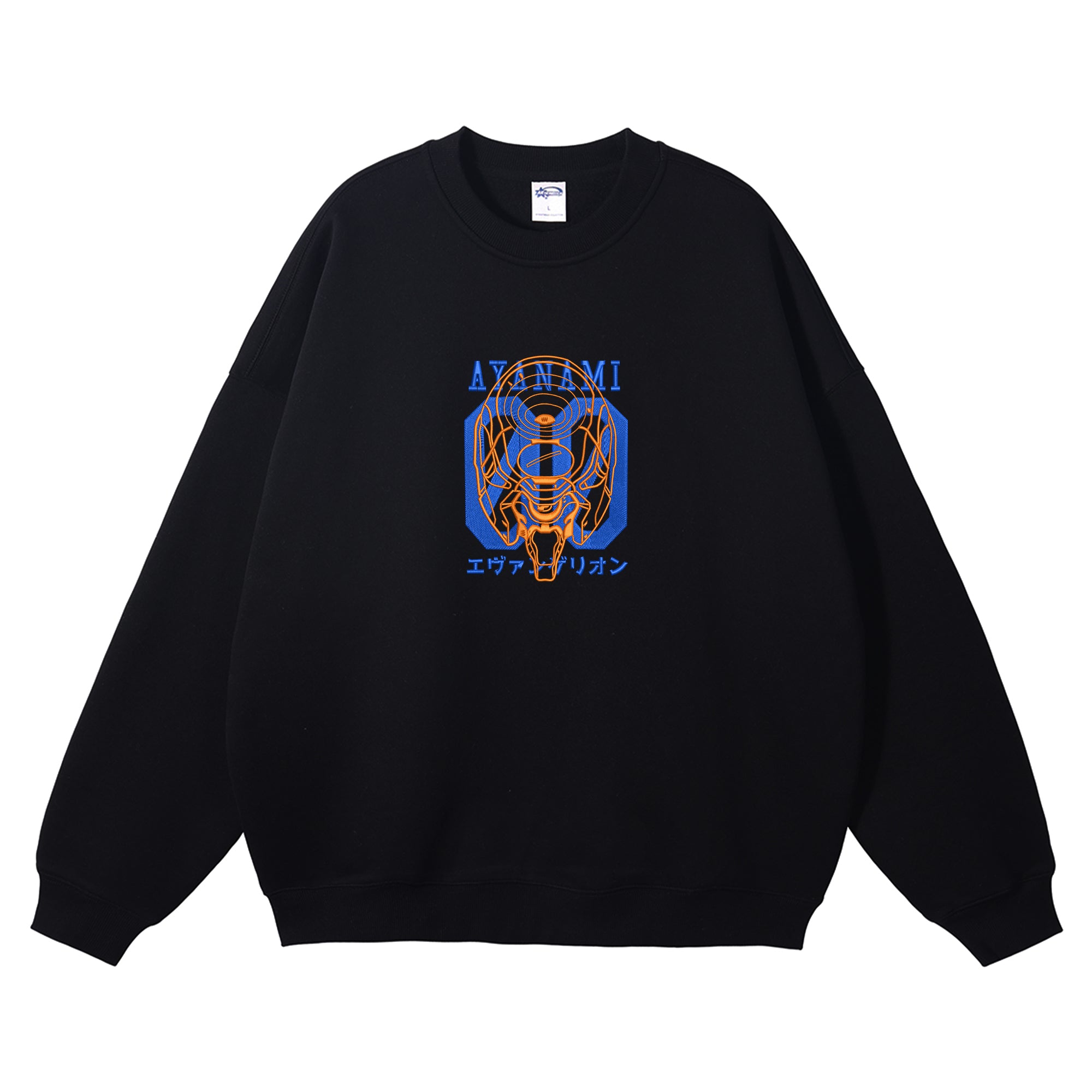 Rei Ayanami EVA00 Embroidered Crewneck Sweatshirt