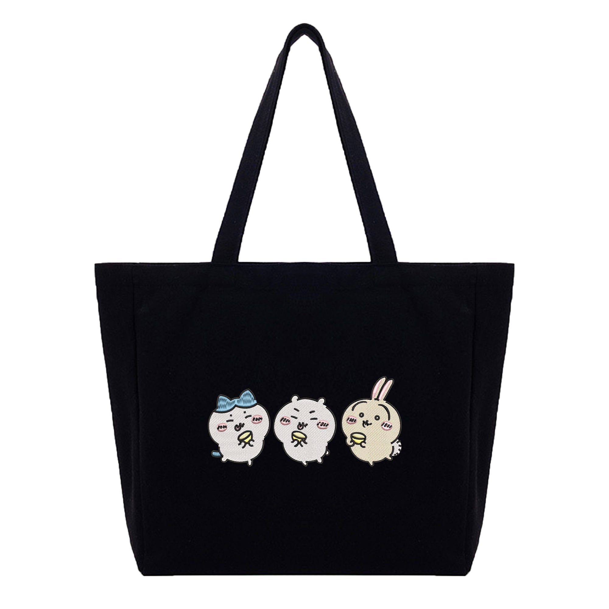 Chiikawa Embroidery Cotton Tote Bag