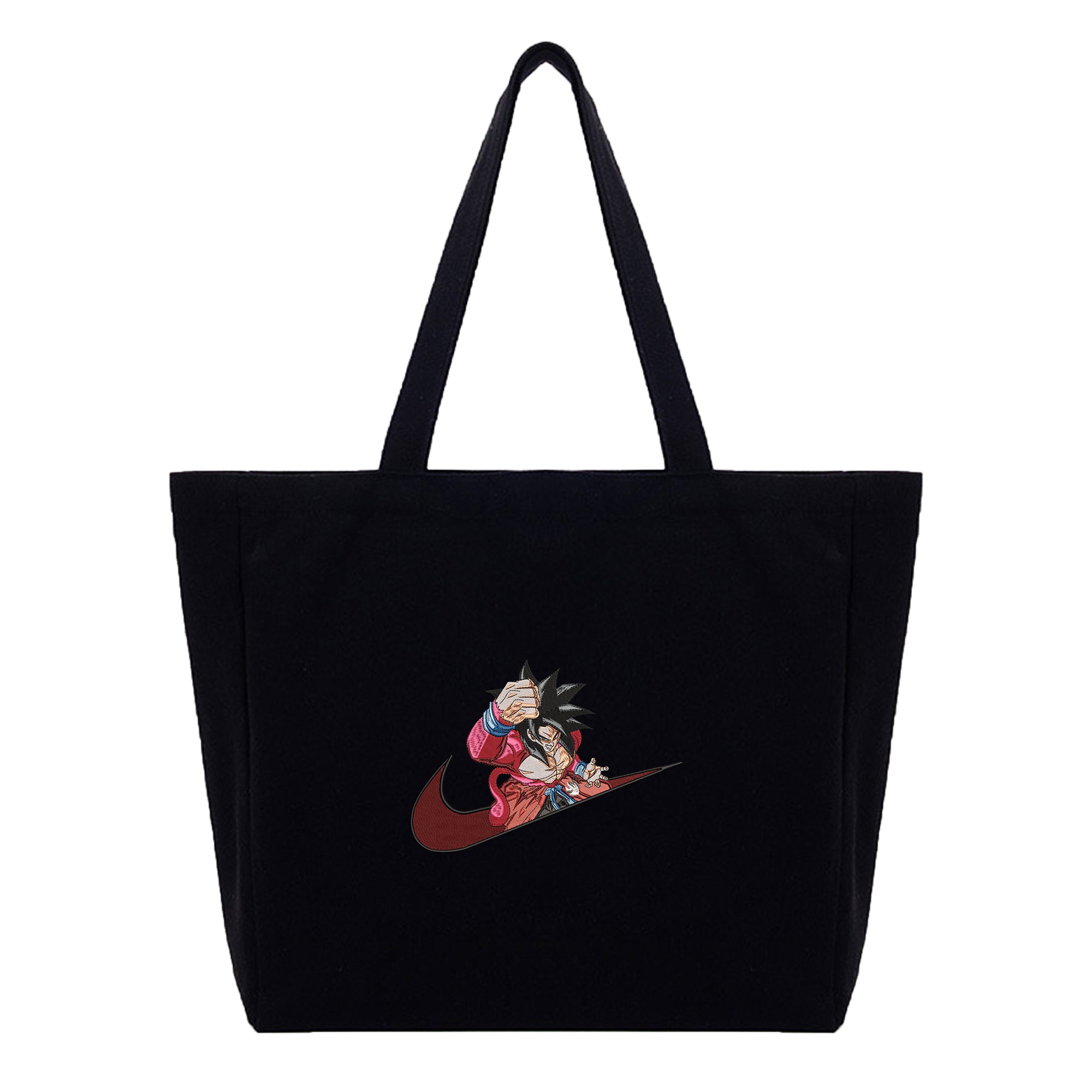 Son Goku Embroidery Cotton Tote Bag