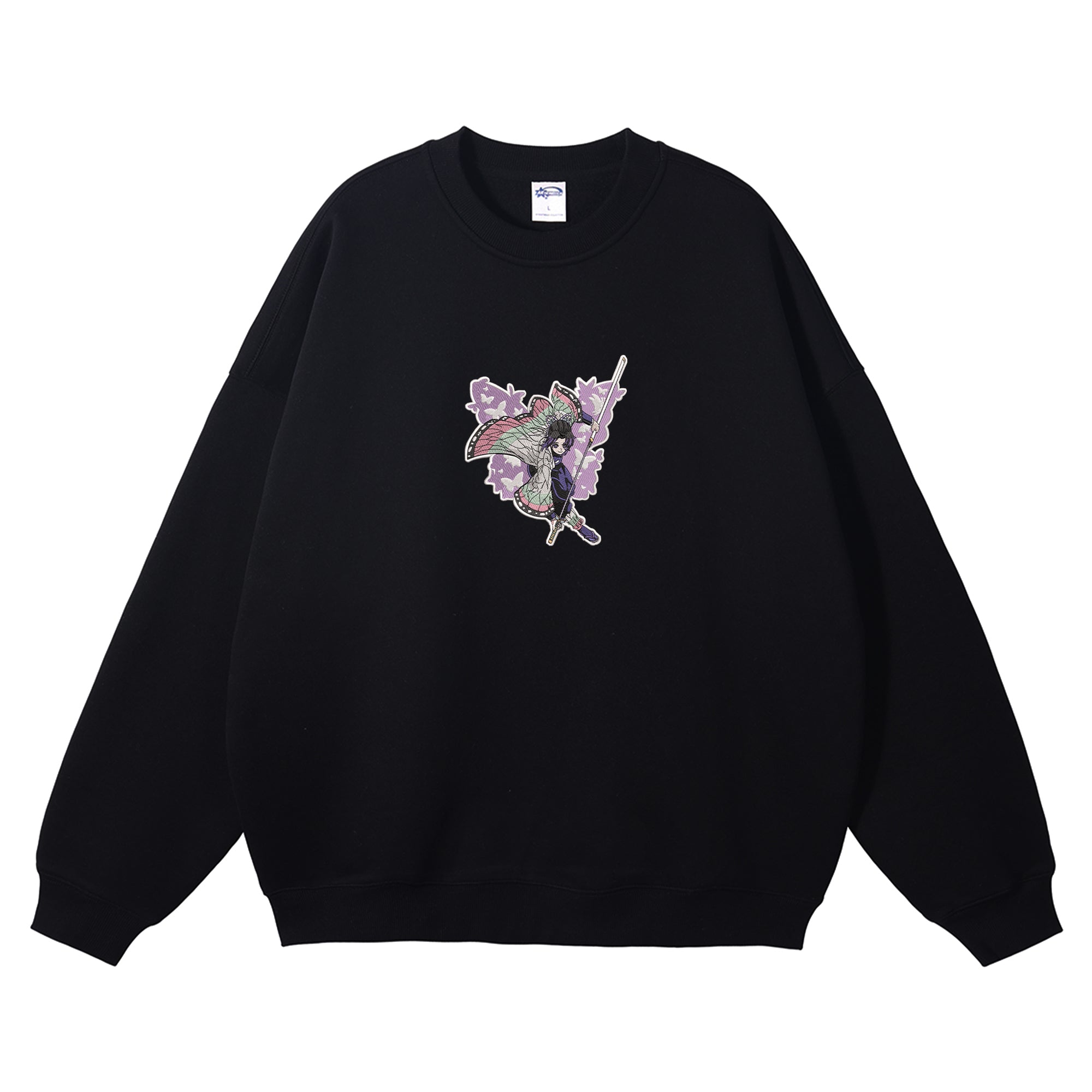 Kochou Shinobu Embroidered Crewneck Sweatshirt