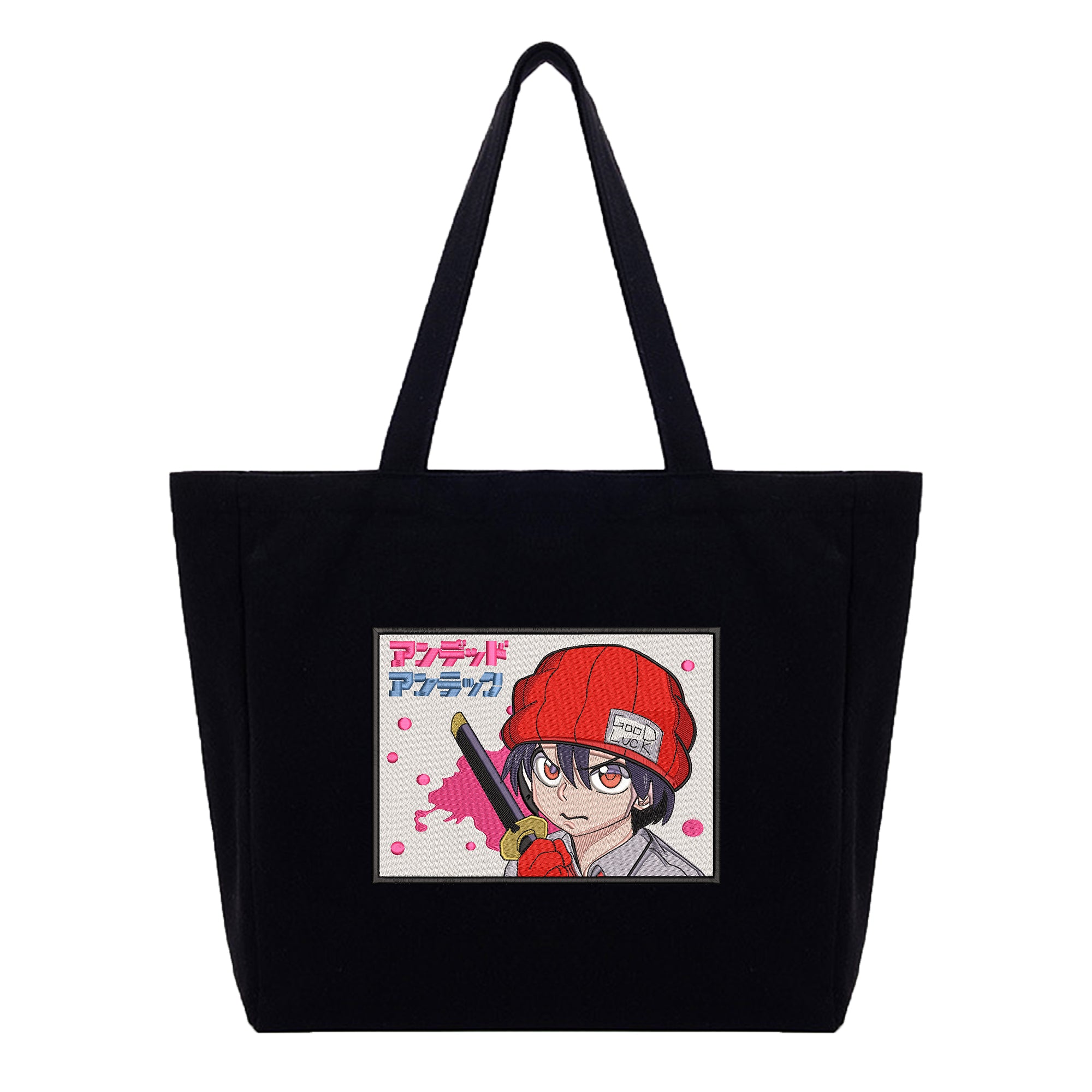 Fuuko Izumo Unluck Embroidery Cotton Tote Bag