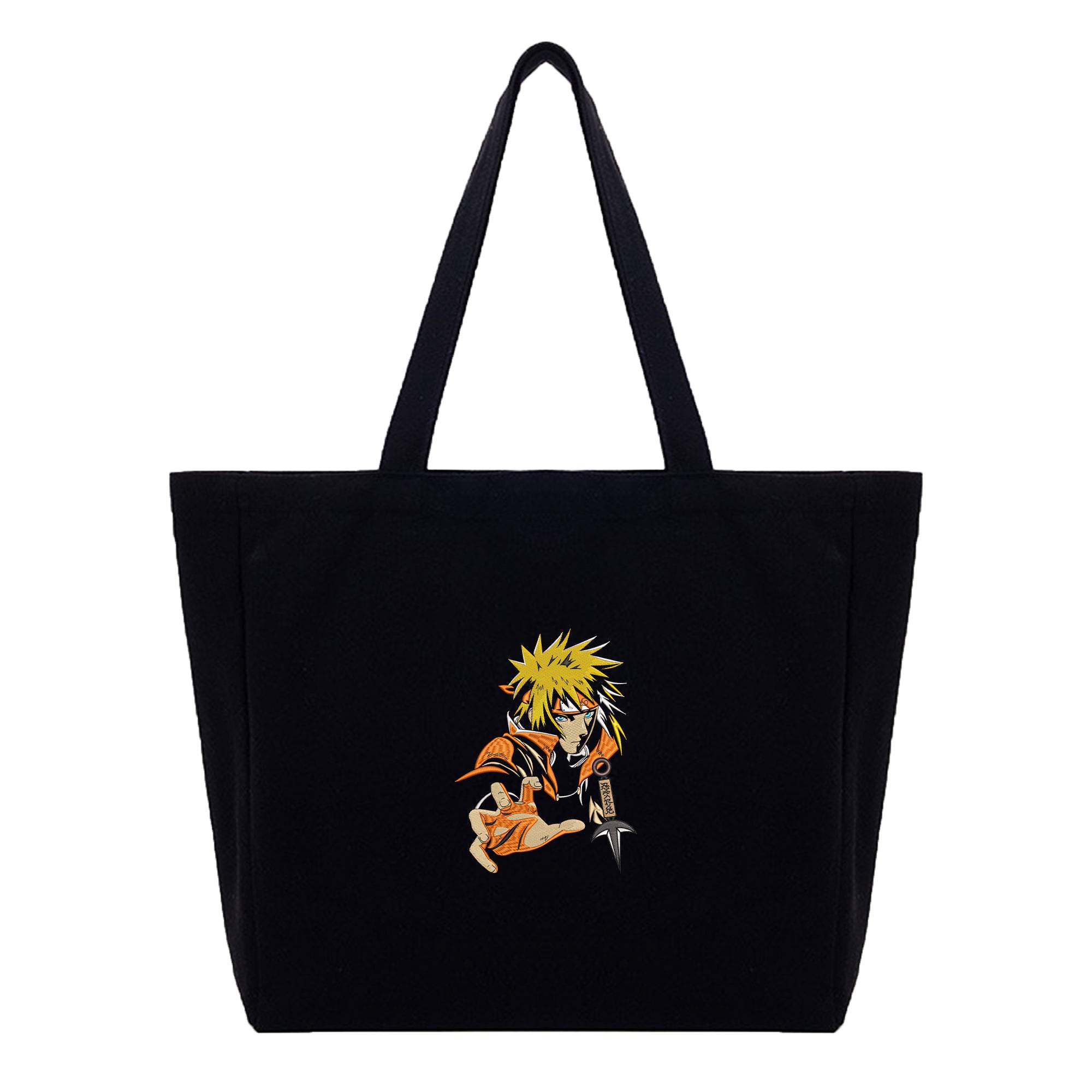 Naruto Embroidery Cotton Tote Bag