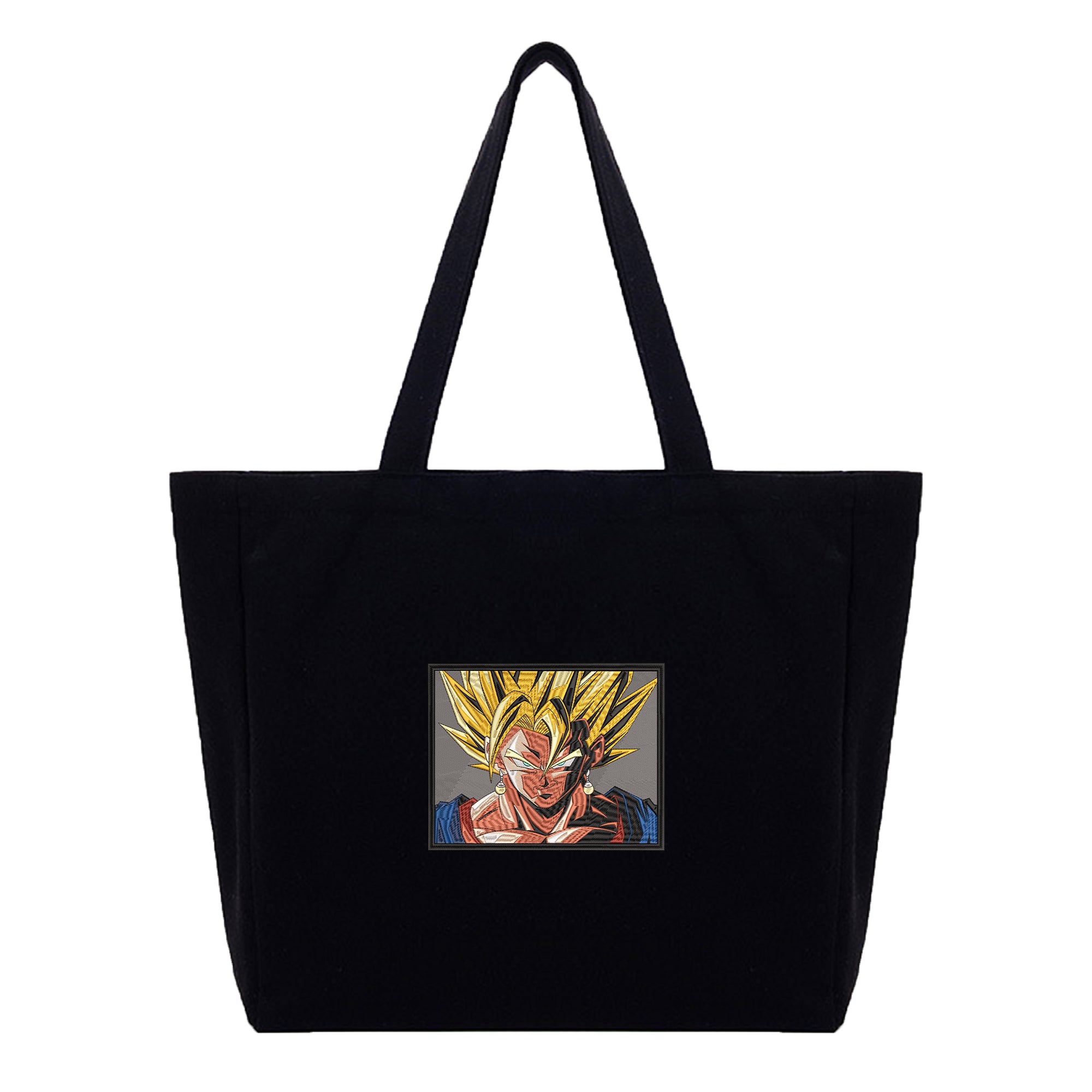 Son Goku Embroidery Cotton Tote Bag