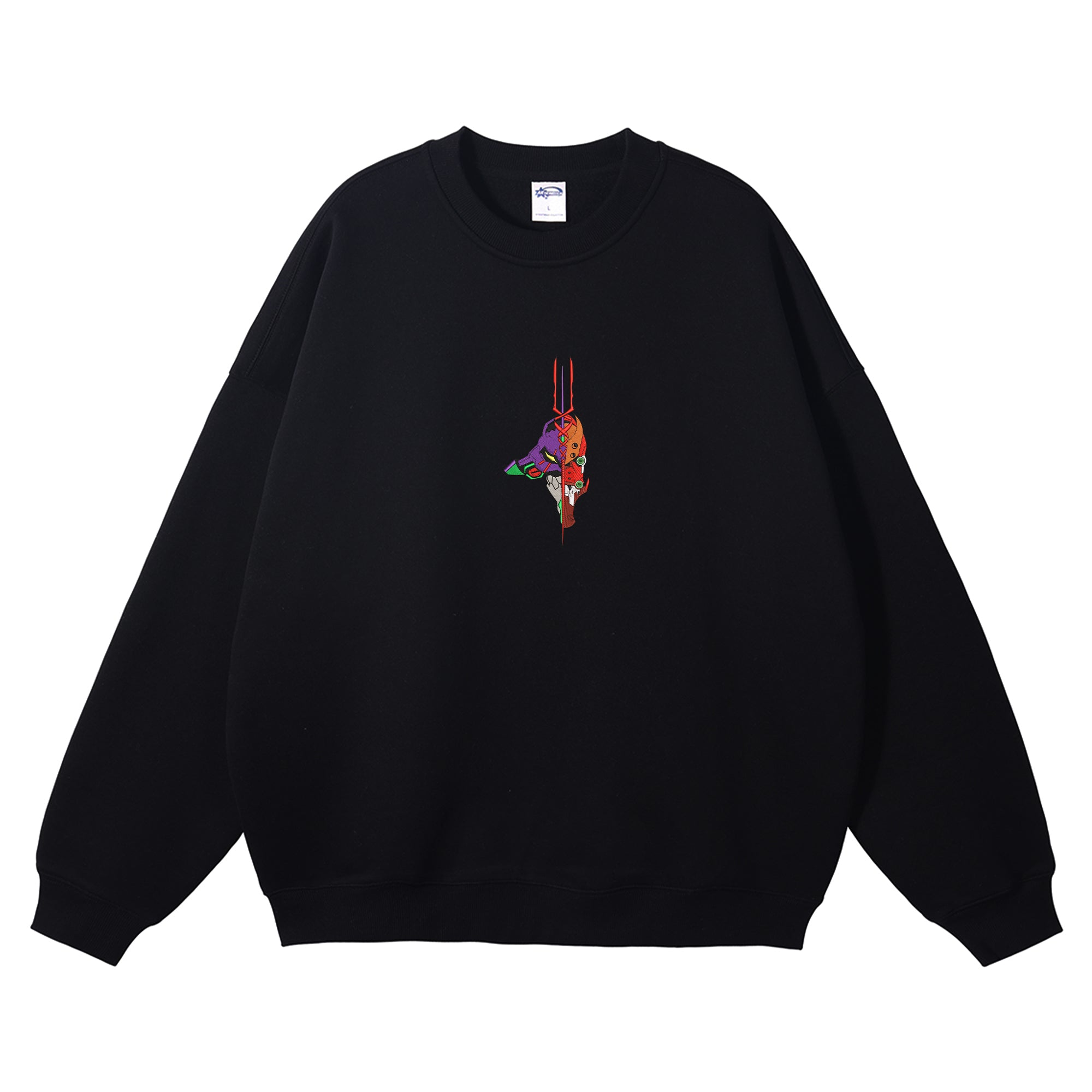 Neon Genesis Evangelion Embroidered Crewneck Sweatshirt
