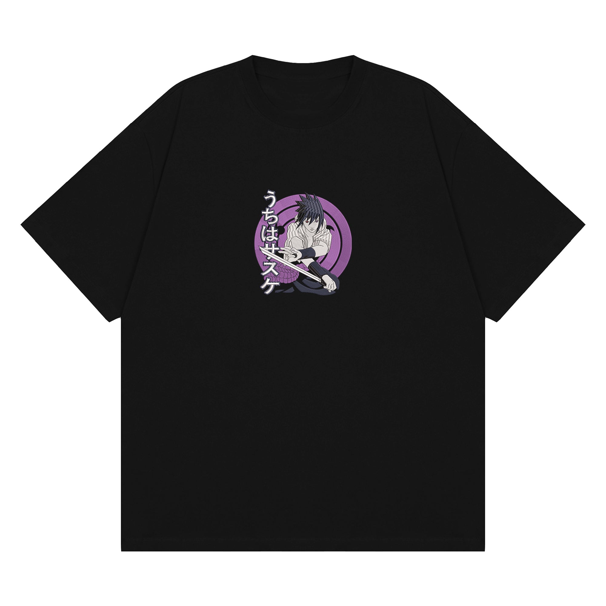 Uchiha Sasuke Embroidered T-Shirt