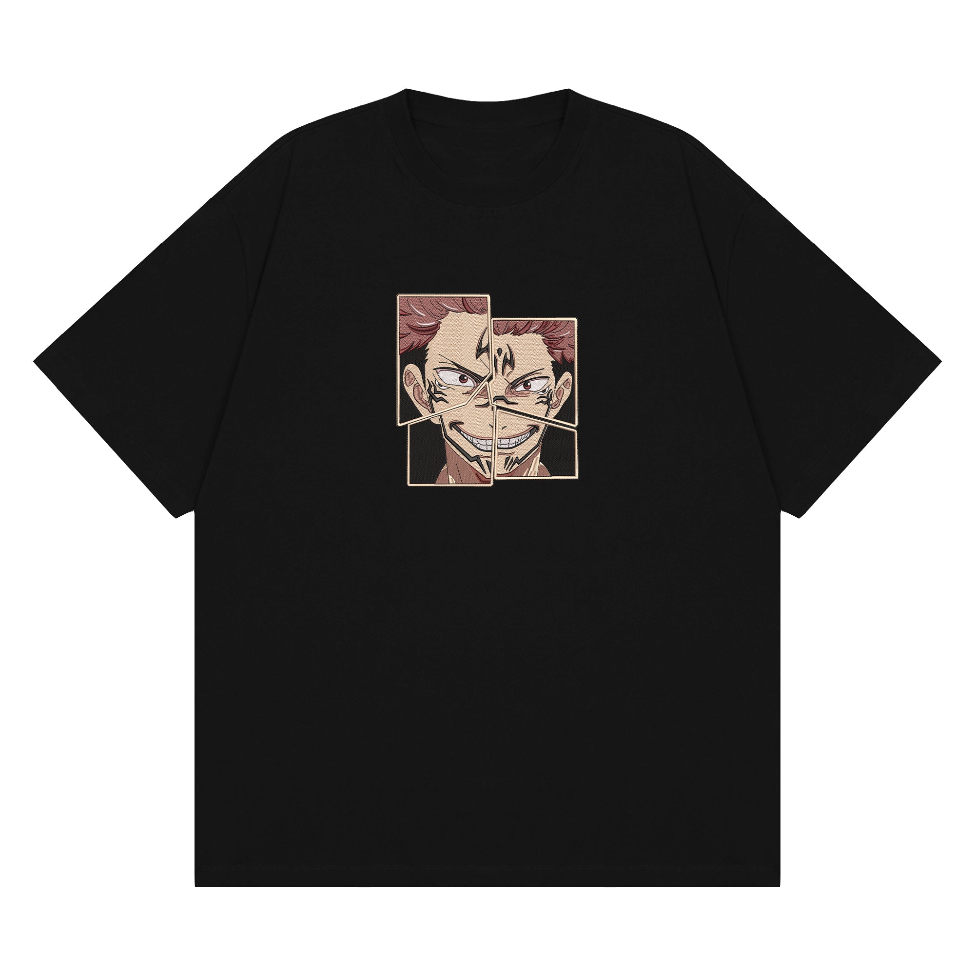 Ryomen Sukuna Embroidered T-Shirt