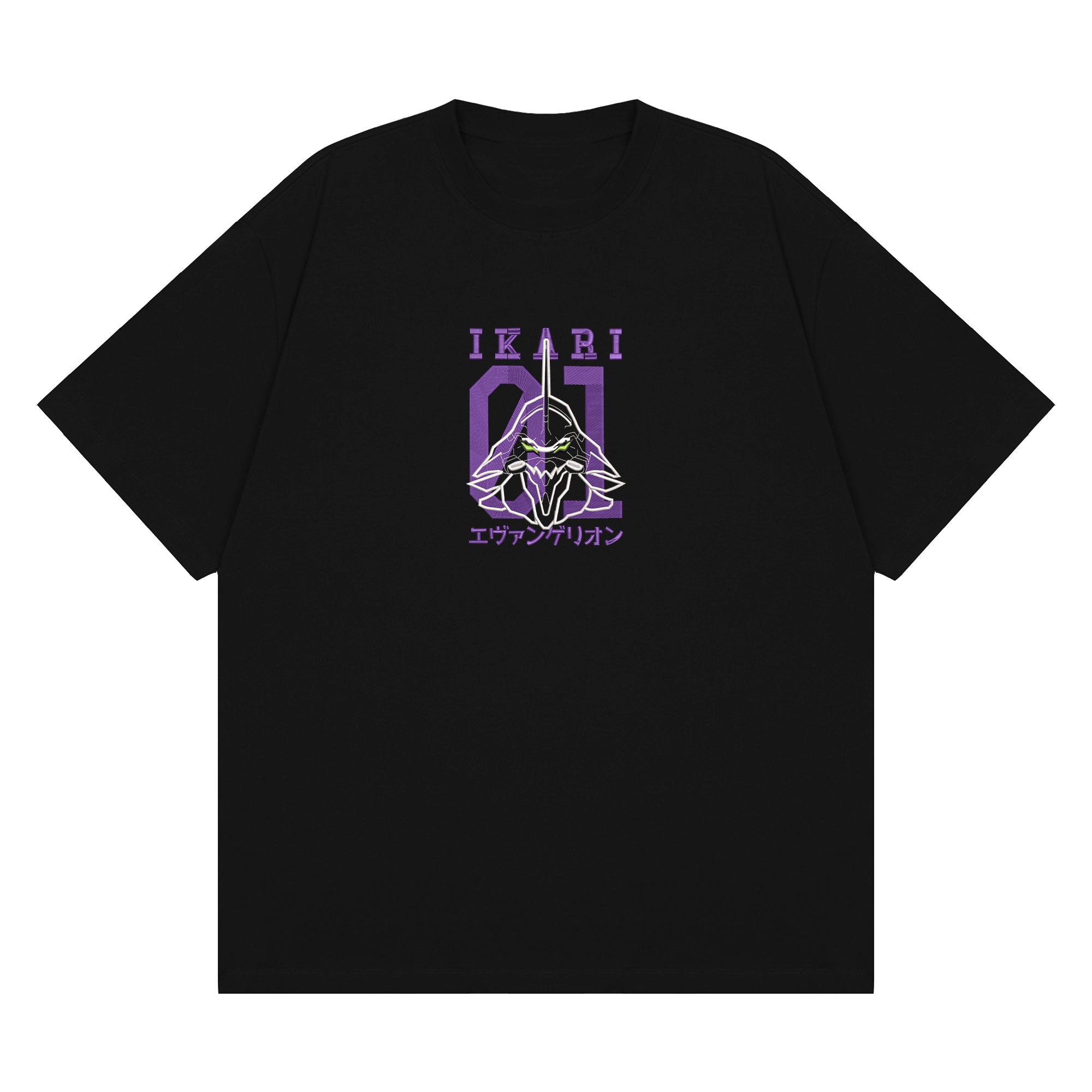 Ikari Shinji EVA01 Embroidered T-Shirt
