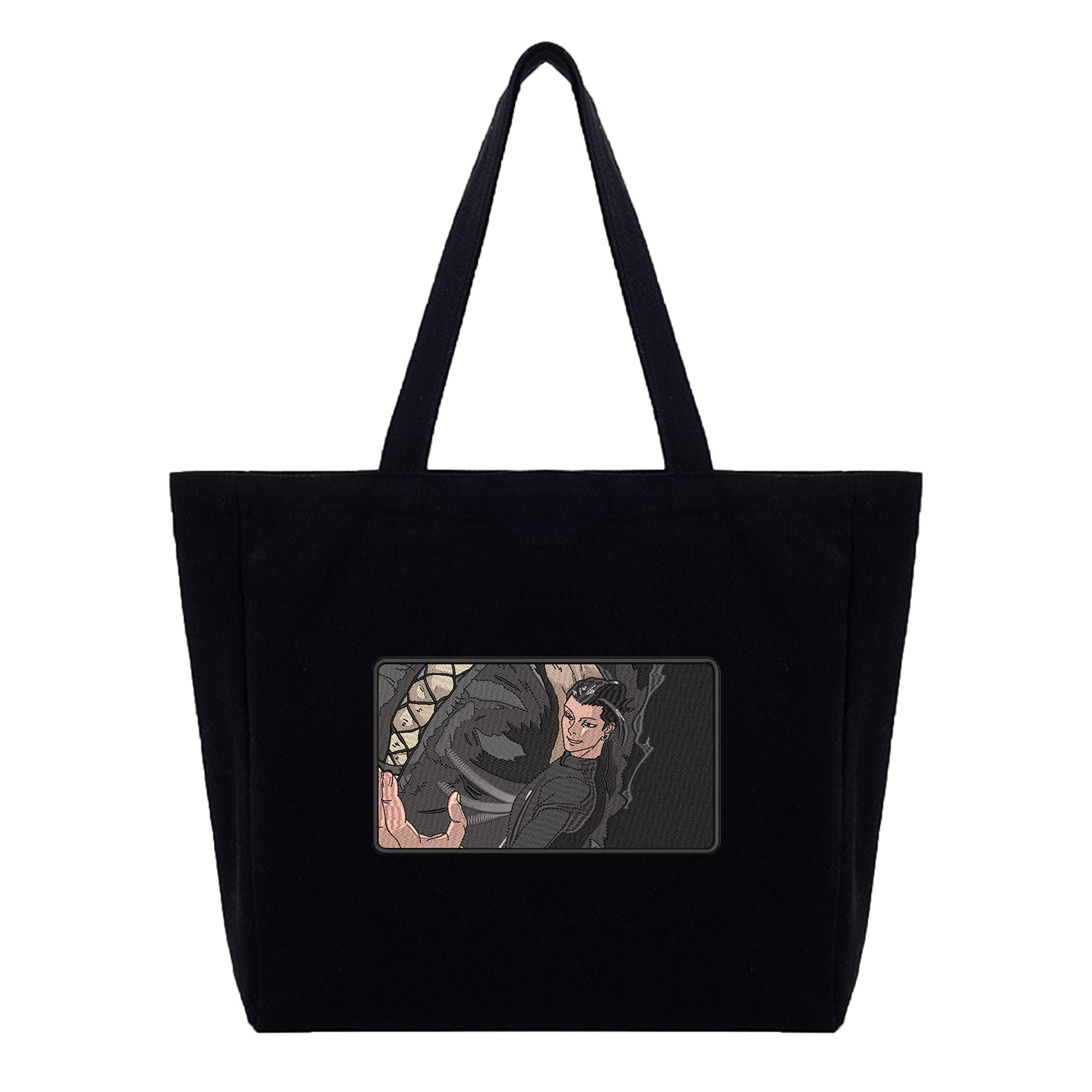 Geto Suguru Embroidery Cotton Tote Bag