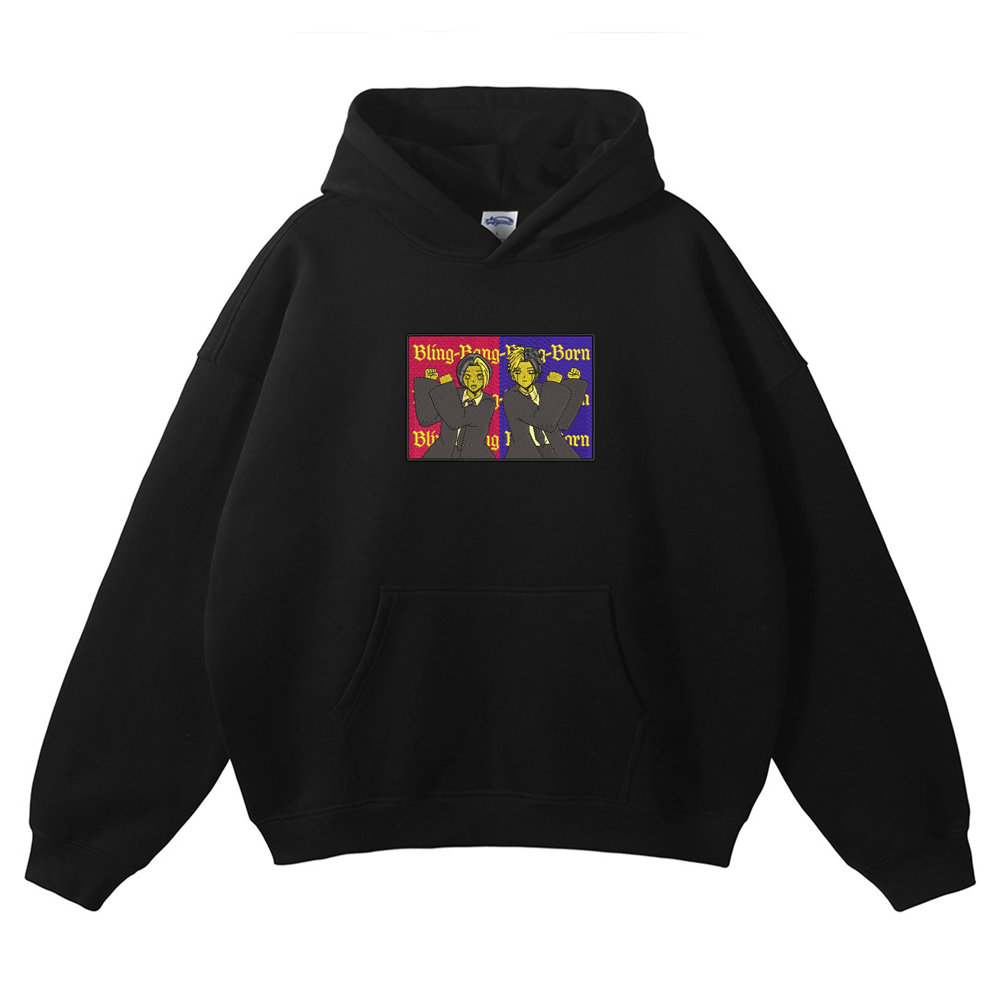 Finn Ames Lance Crown Embroidered Hoodie