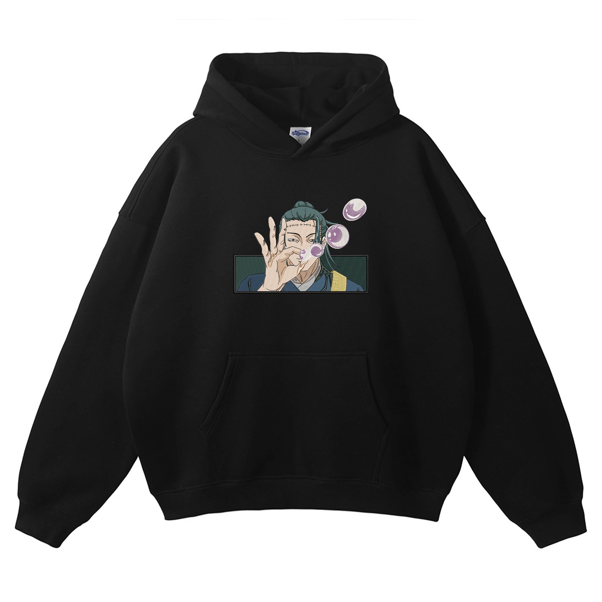 Kenjaku Geto Suguru Embroidered Hoodie