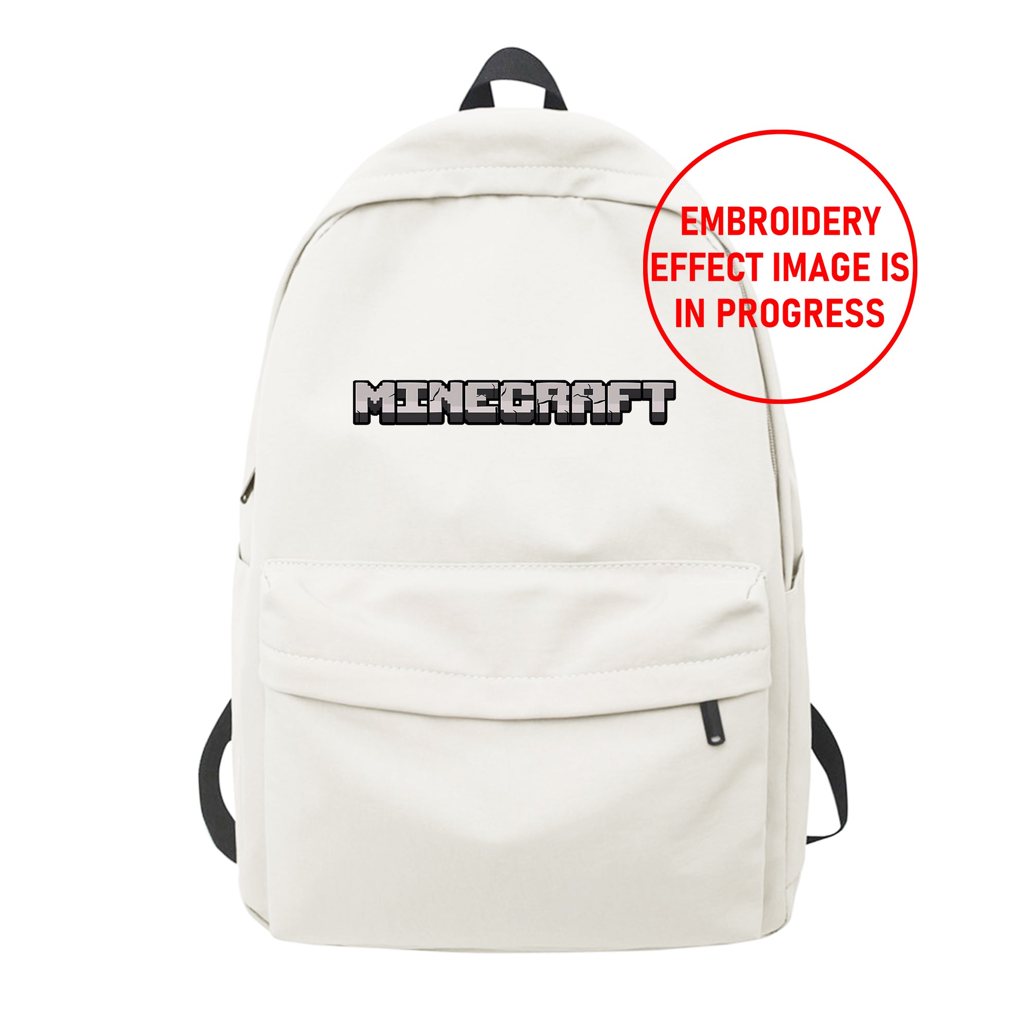 Personalized Anime Font Embroidered Backpack