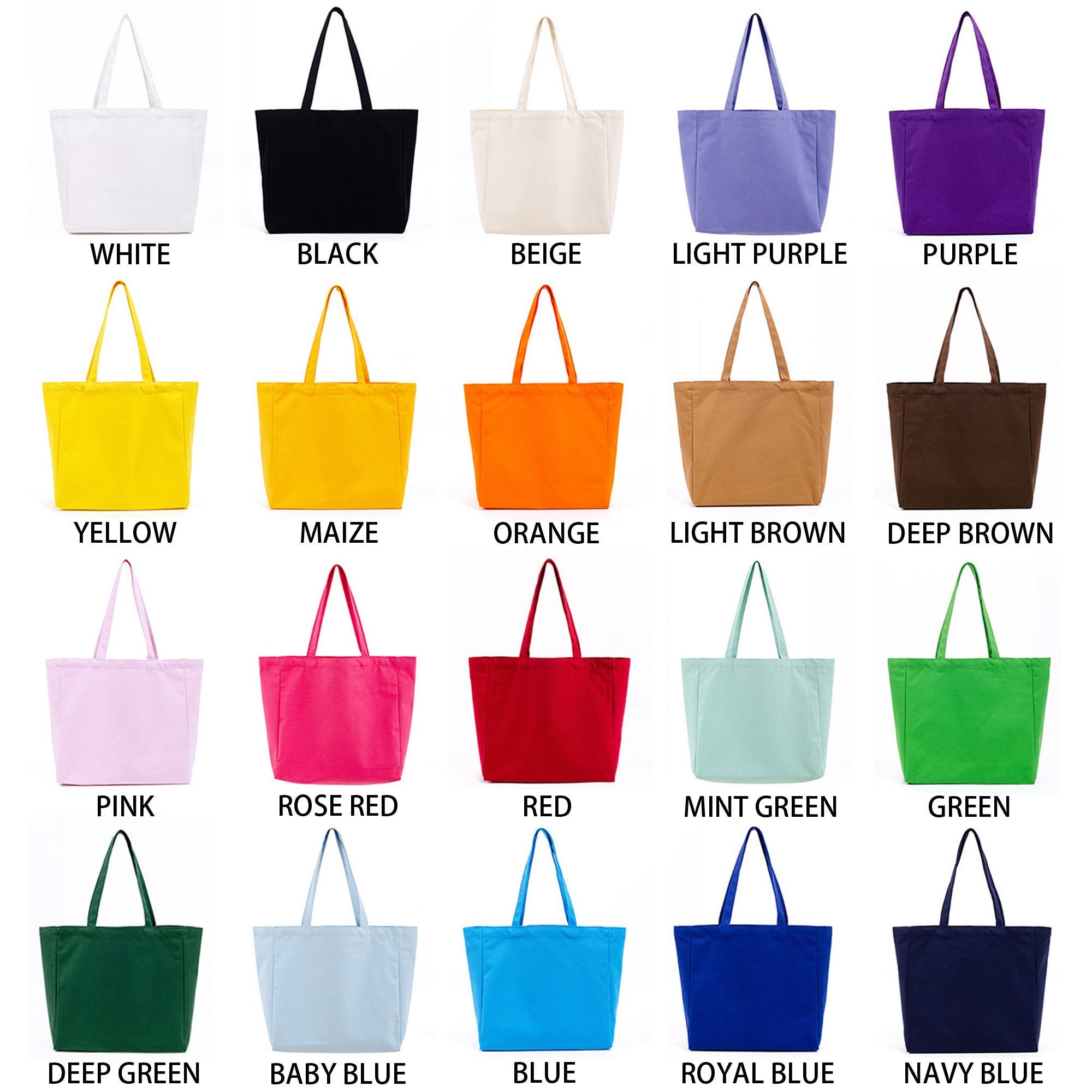 Daki Embroidery Cotton Tote Bag