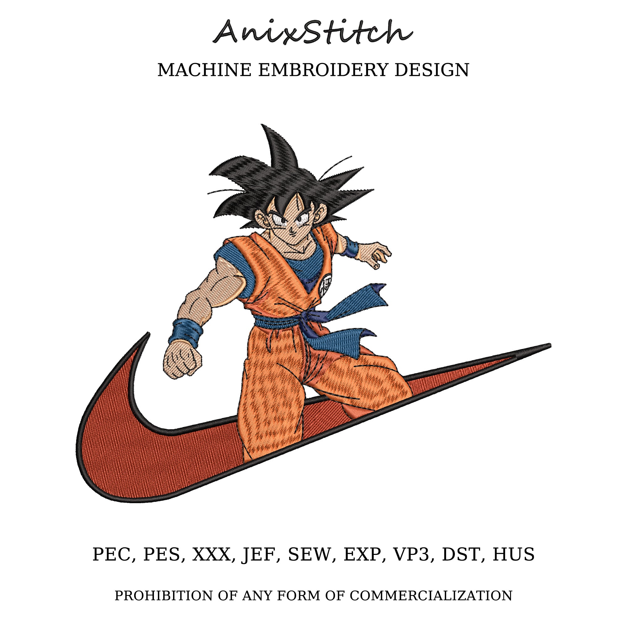 Anime Embroidery Design