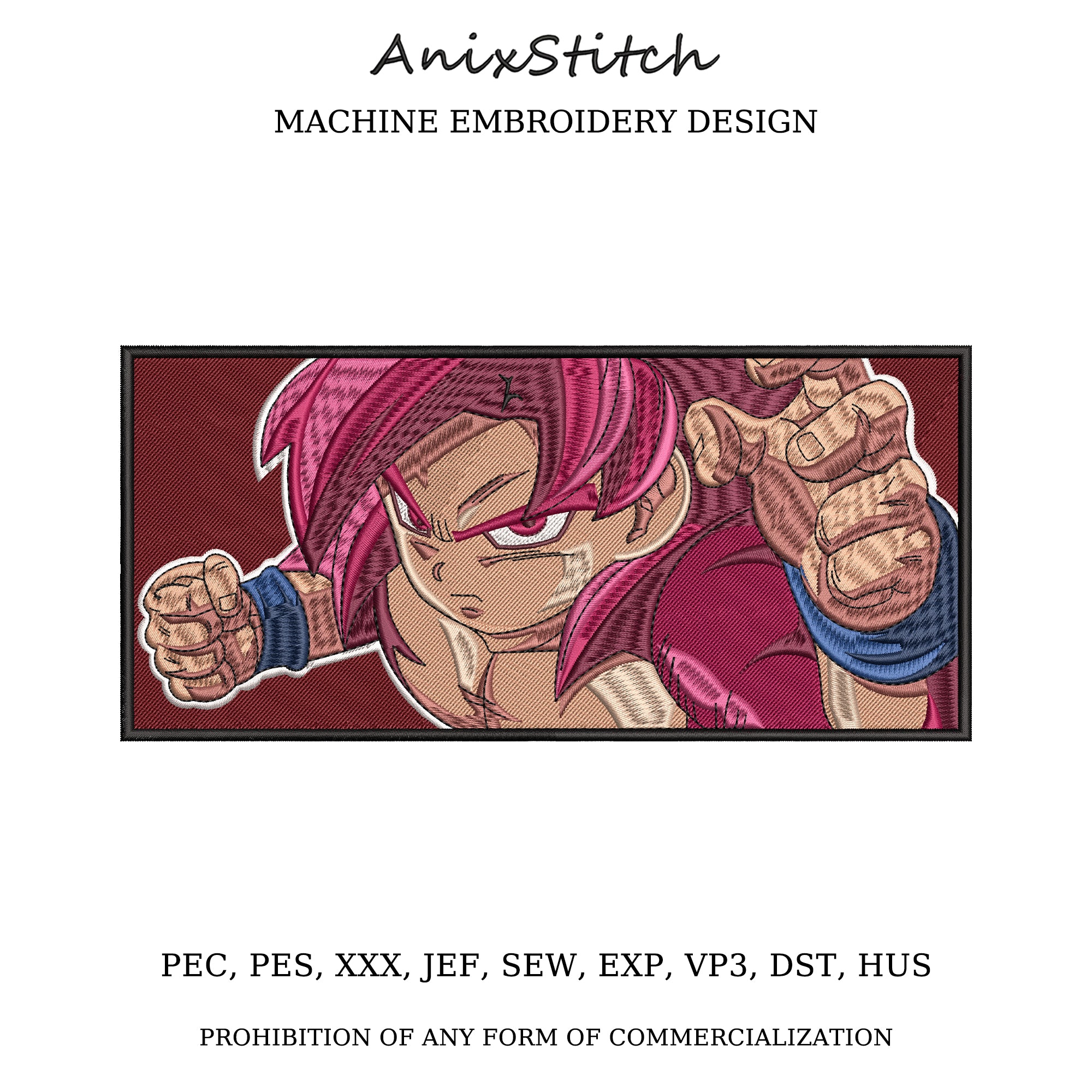 Anime Embroidery Design