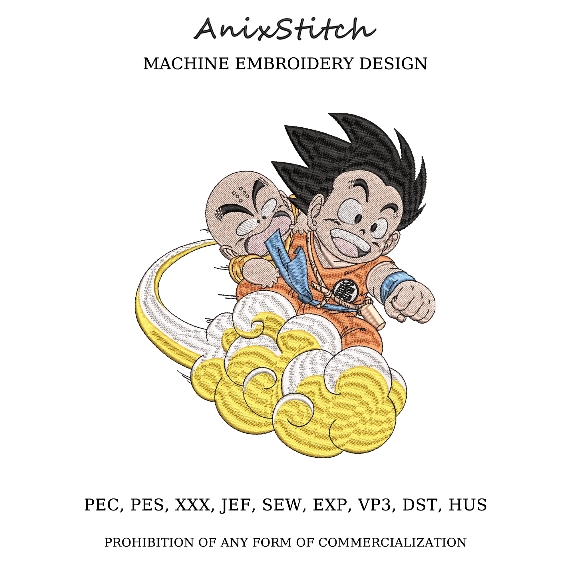 Anime Embroidery Design