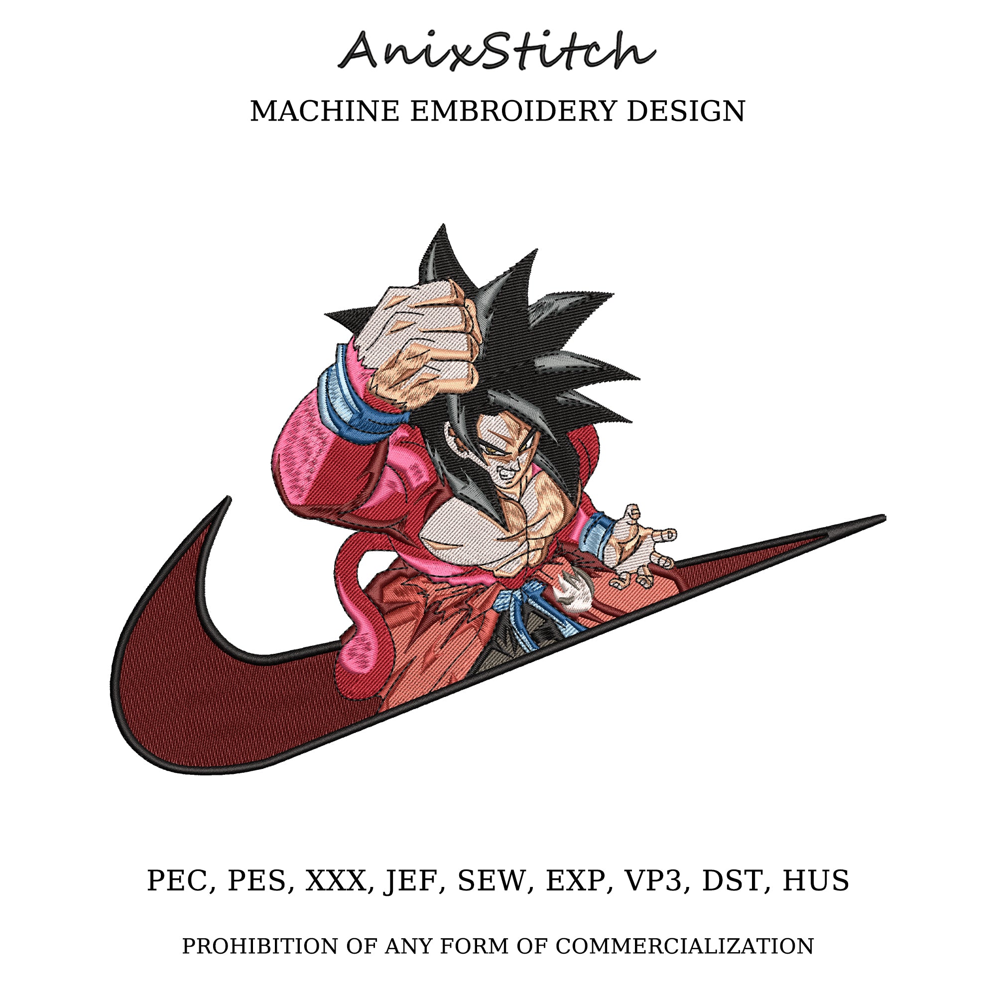 Anime Embroidery Design