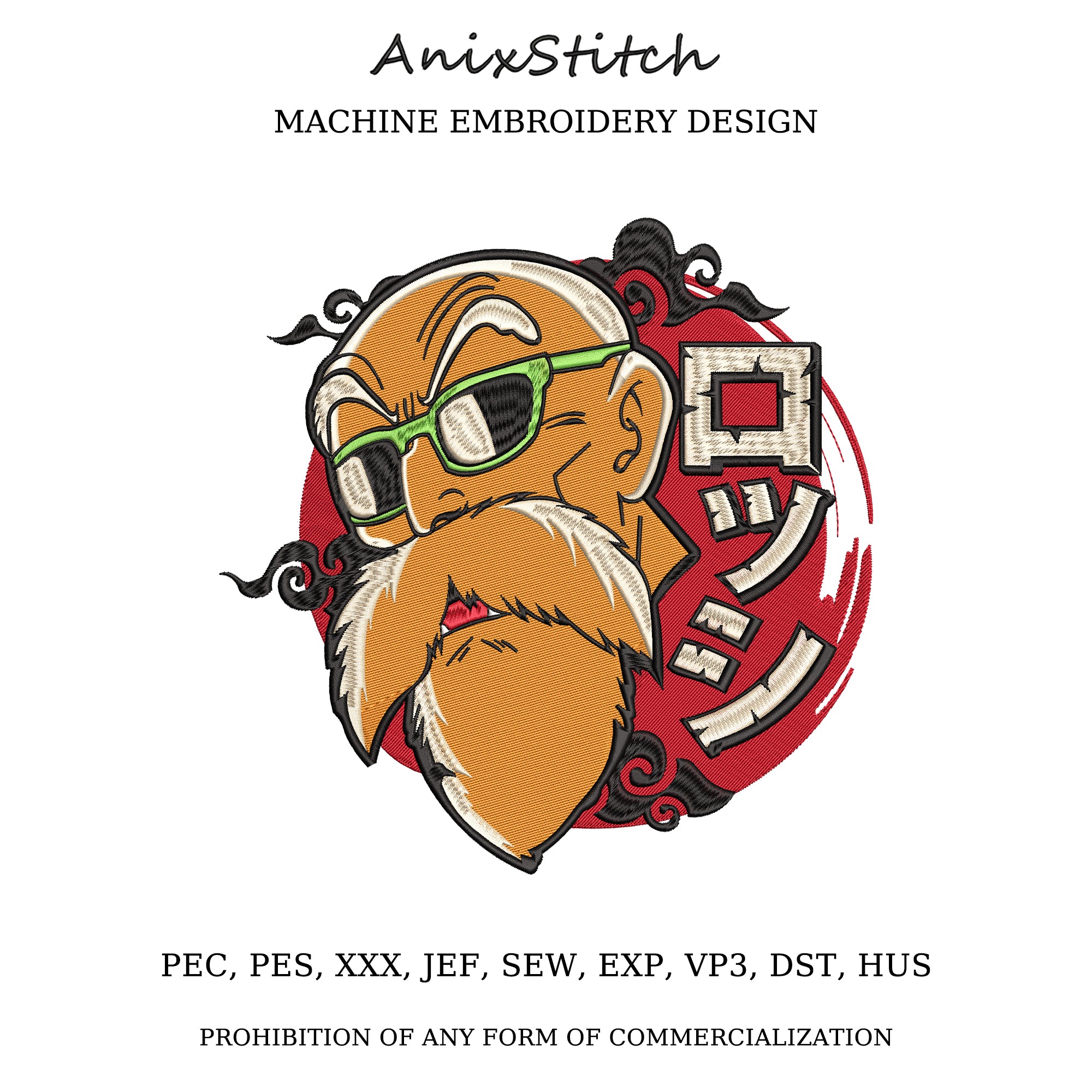Anime Embroidery Design