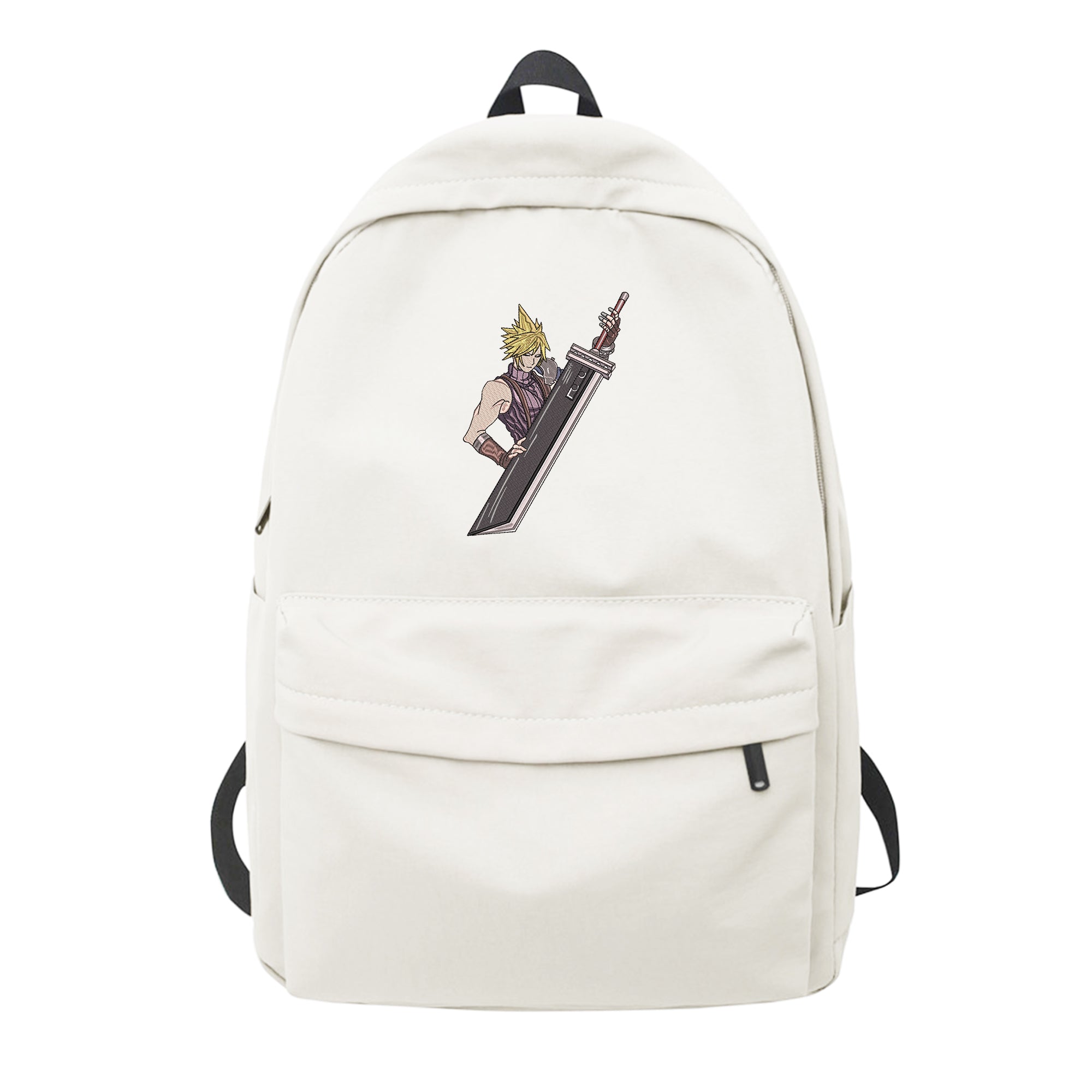 Cloud Strife Embroidery Backpack