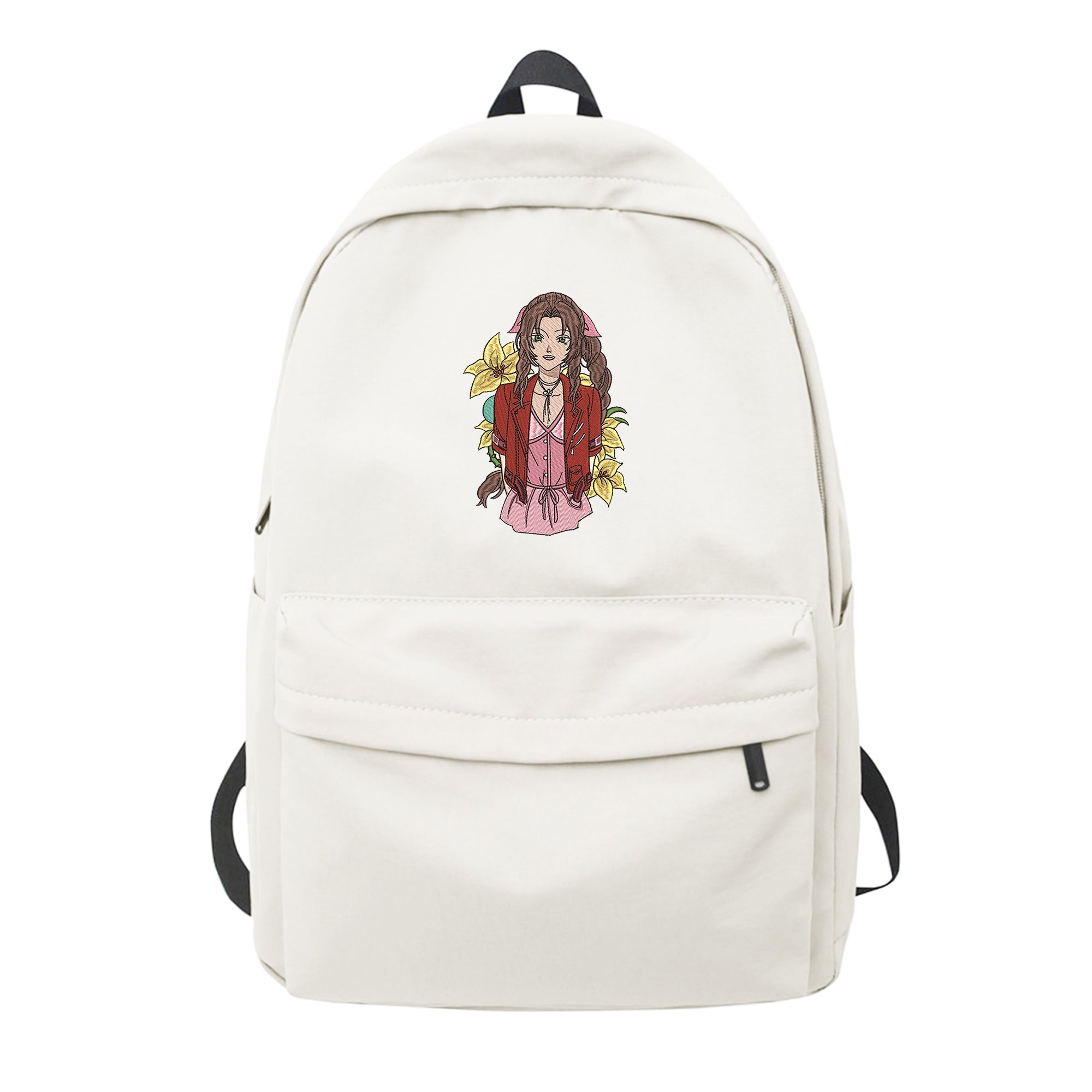 Aerith Gainsborough Embroidery Backpack