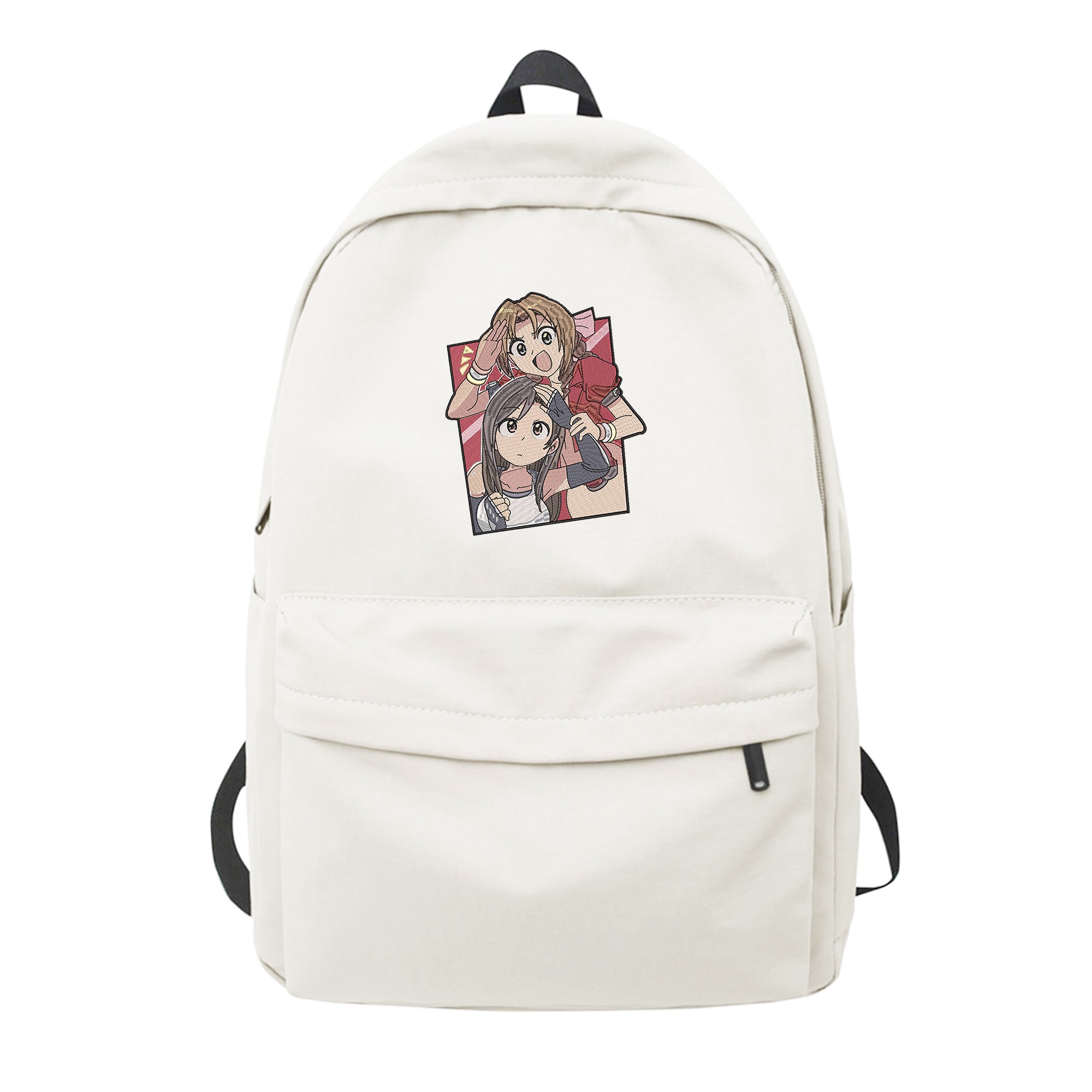 Aerith Tifa Embroidery Backpack