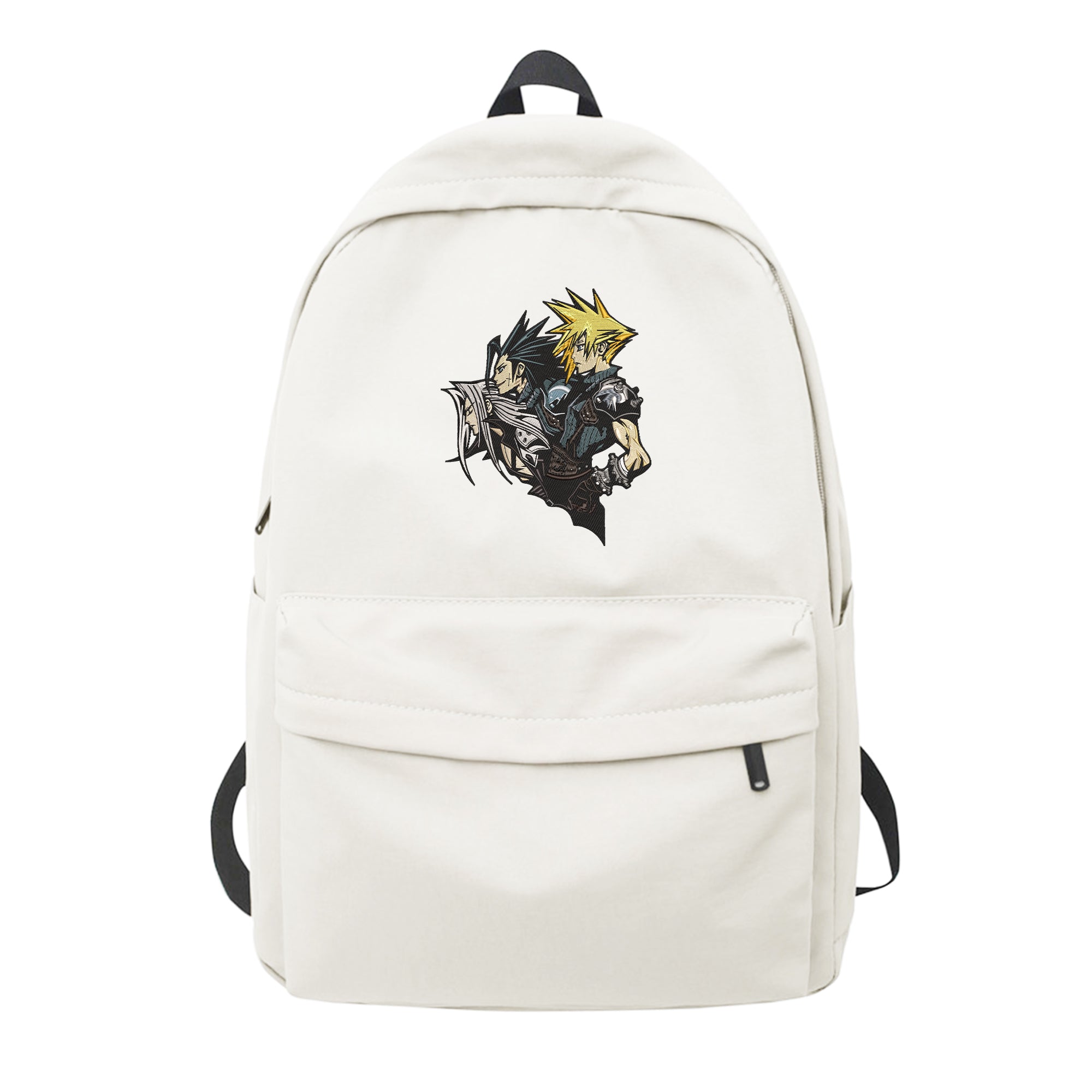 Cloud Zack Sephiroth Embroidery Backpack