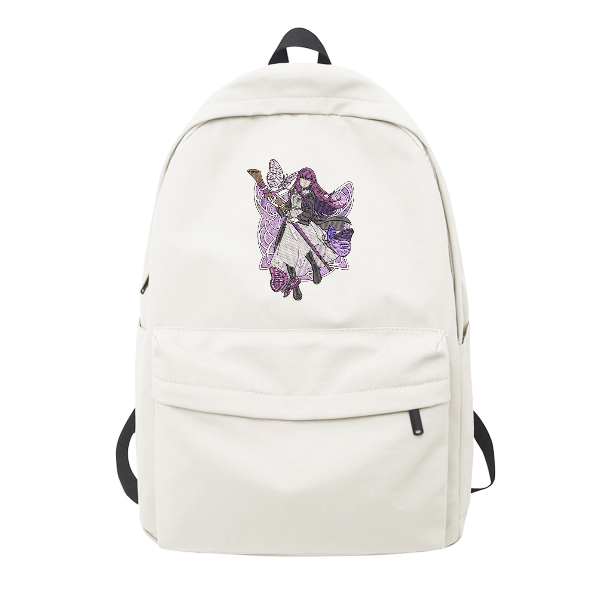 Fern Embroidery Backpack