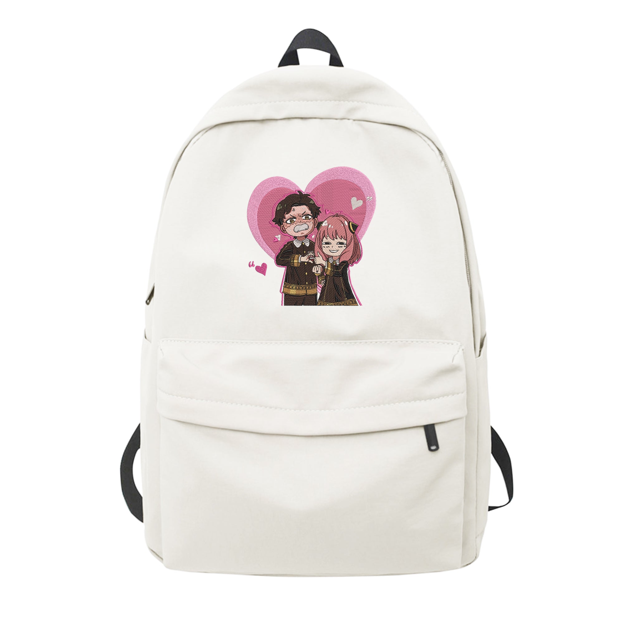 Anya Forger Damian Desmond Embroidery Backpack